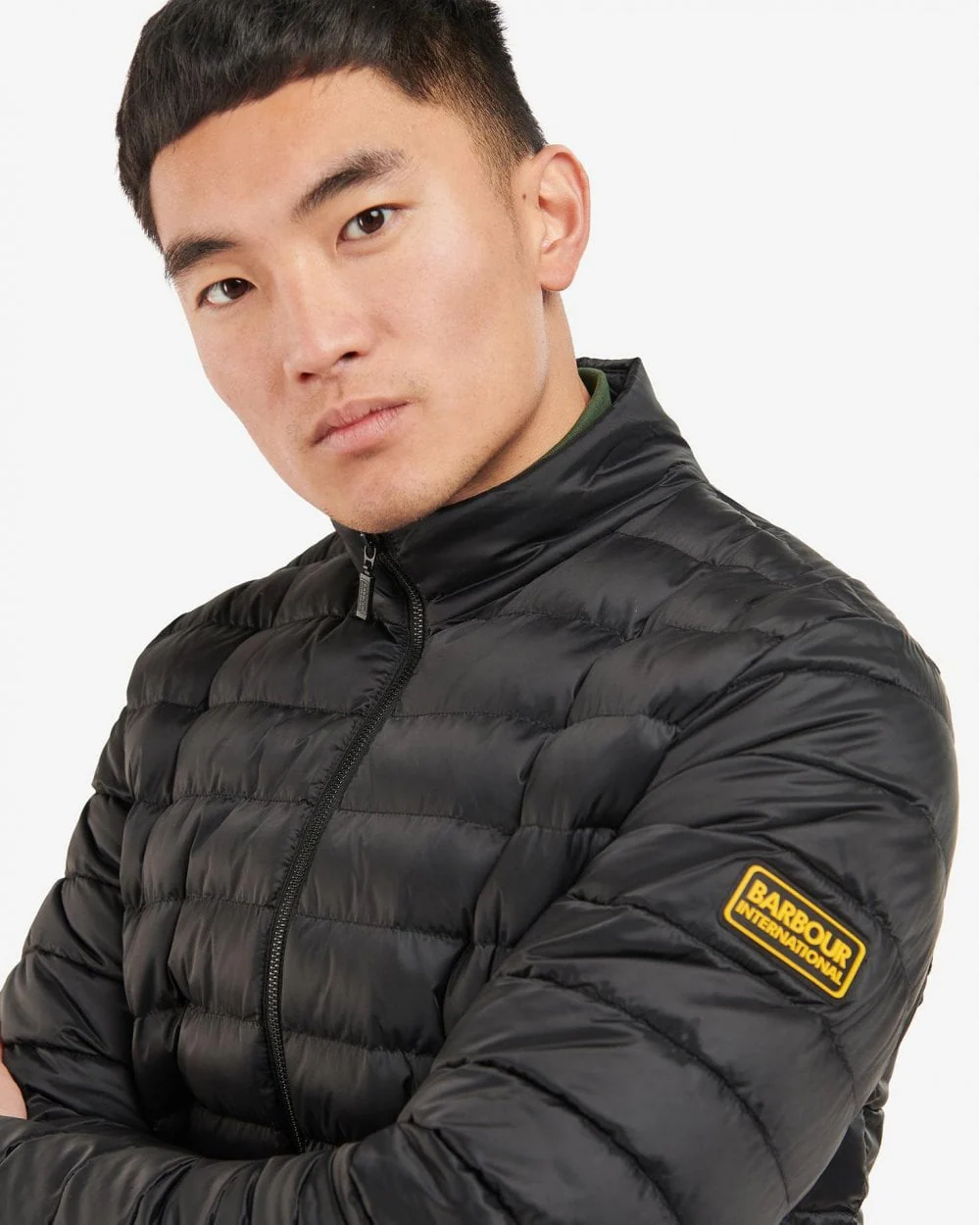 Barbour International Racer Impeller Mens Quilted Jacket - Image 2