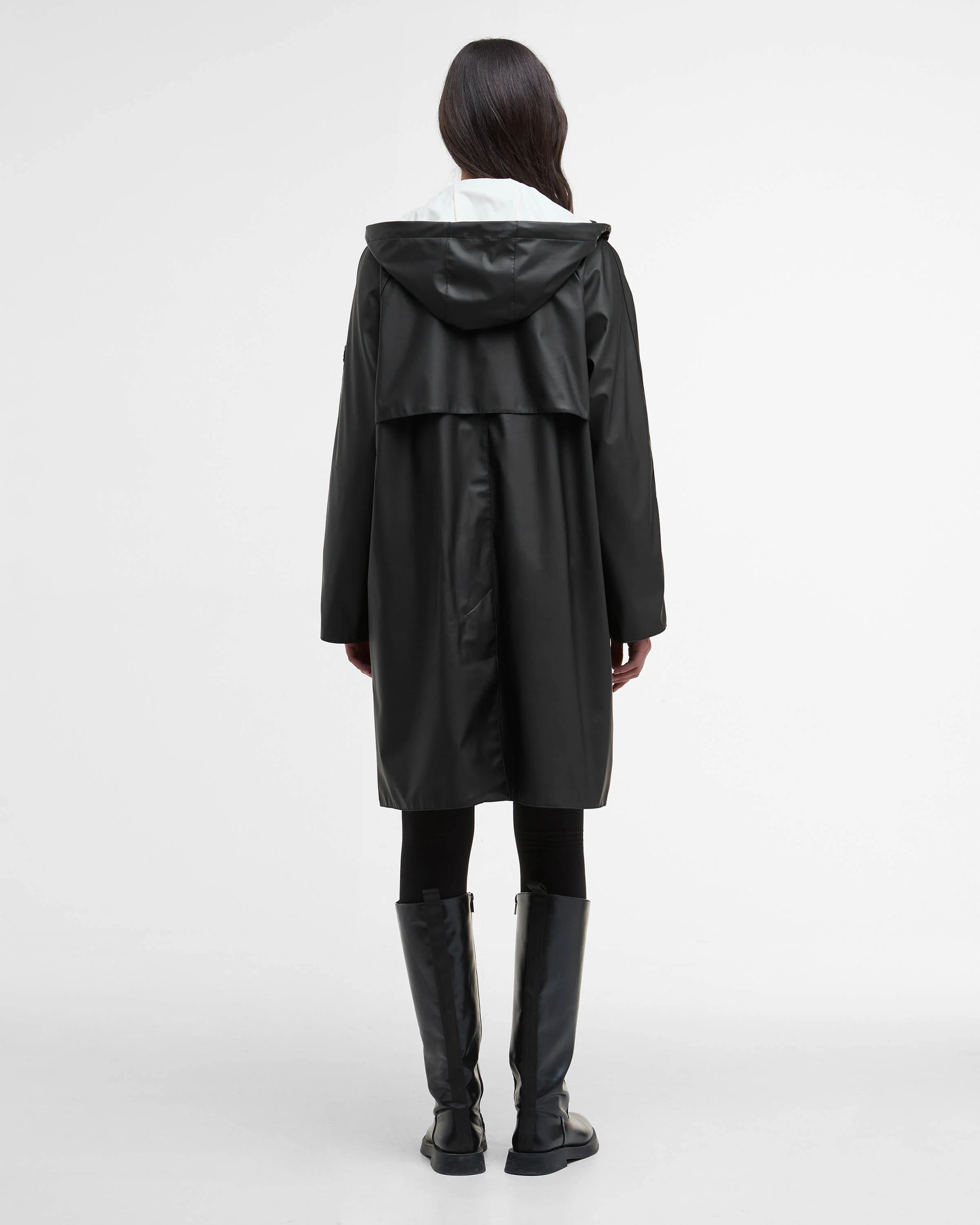 Barbour International Recoleta Womens Showerproof Jacket - Black - Image 4