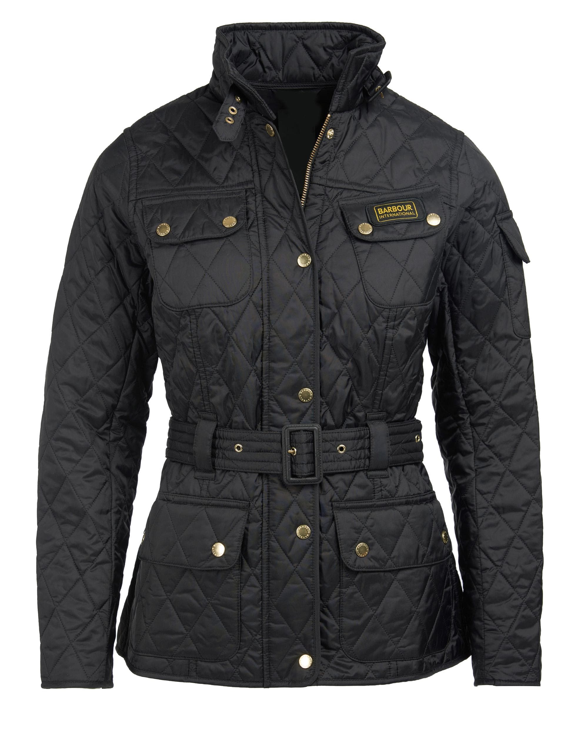 Barbour International Regular Lightweight Womens Quilted Jacket - Black - Image 11