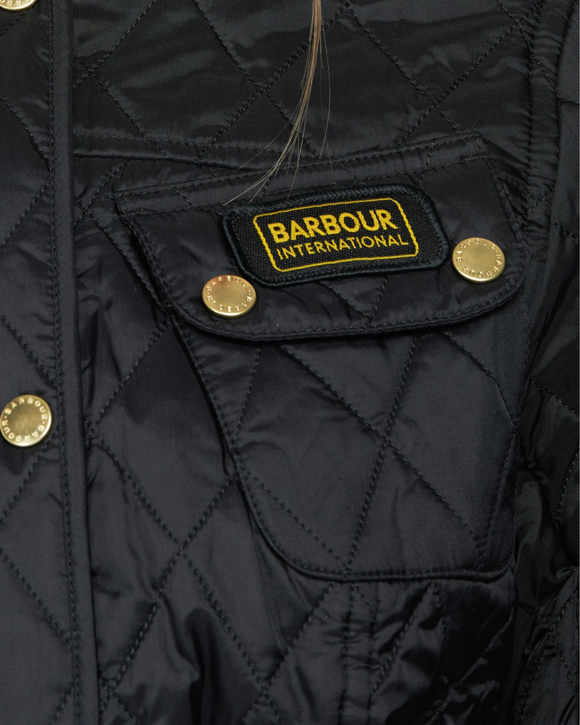 Barbour International Regular Lightweight Womens Quilted Jacket - Black - Image 7