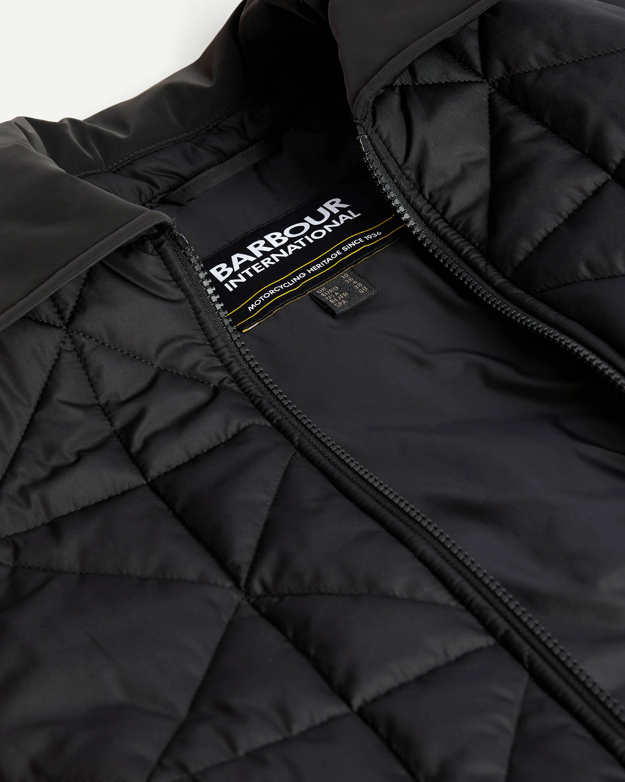 Barbour International Reno Womens Quilted Gilet - Black - Image 2