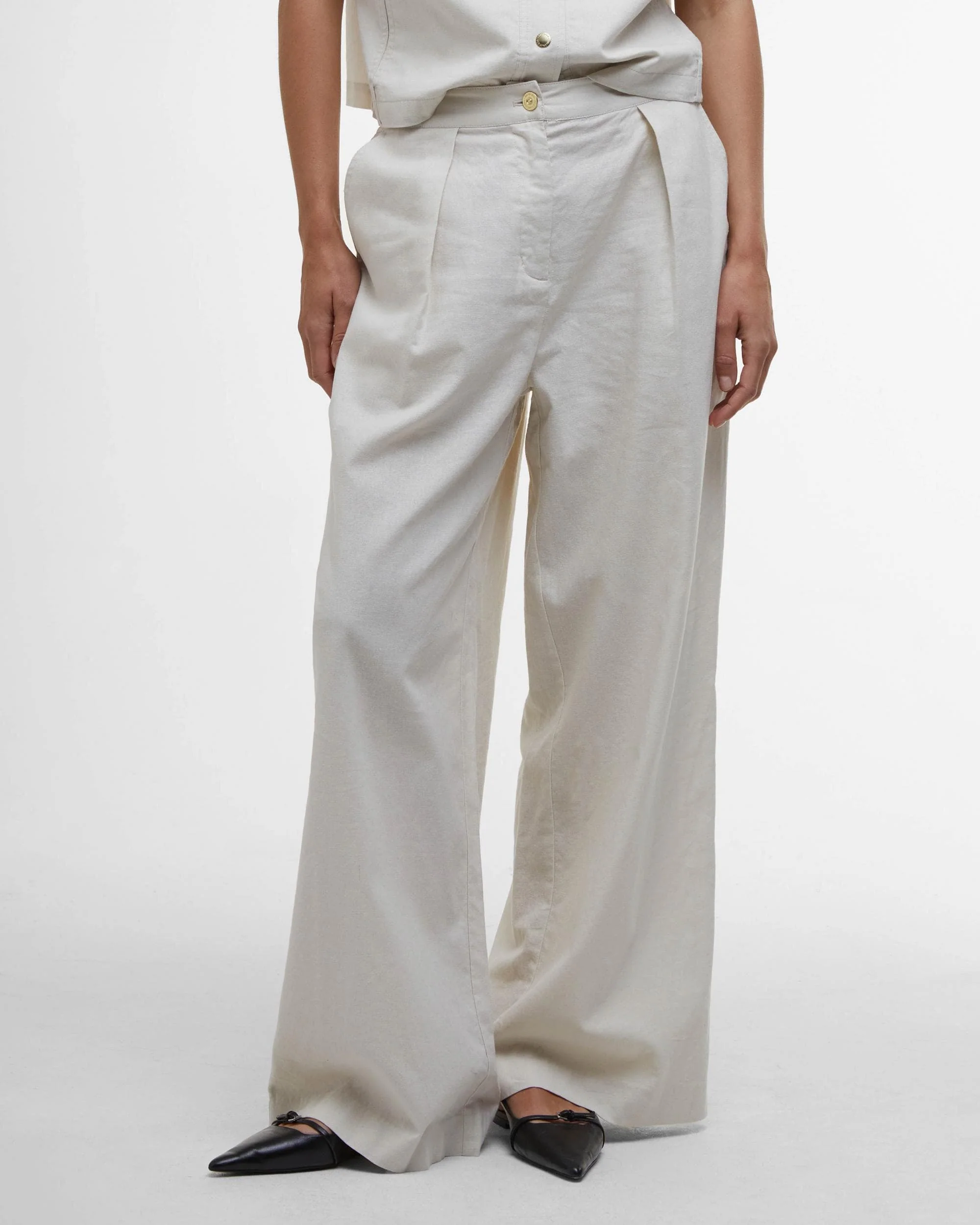 Barbour International Riley Womens Trousers - Light Stone
