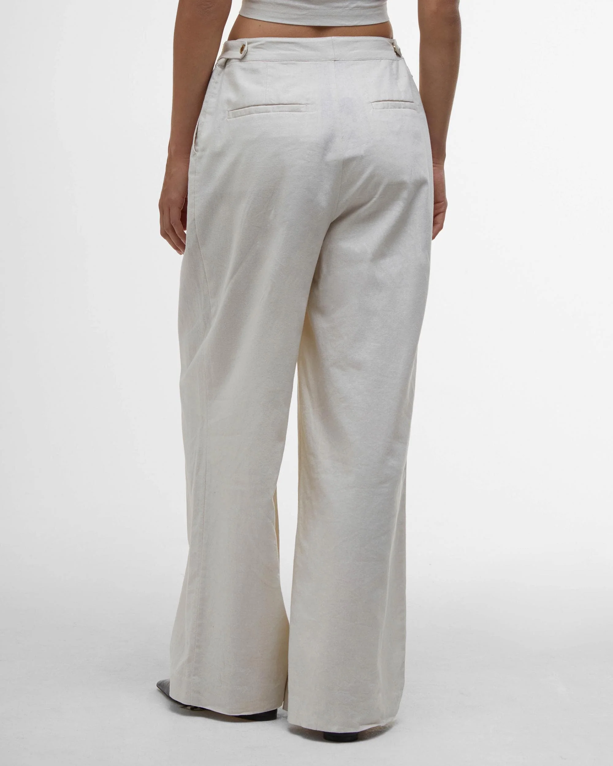 Barbour International Riley Womens Trousers - Light Stone - Image 2