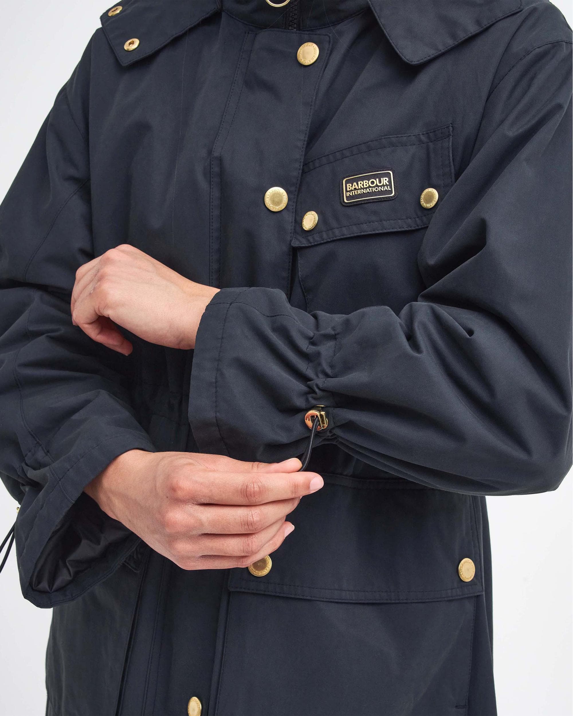 Barbour International Roberta Womens Long Showerproof - Image 3