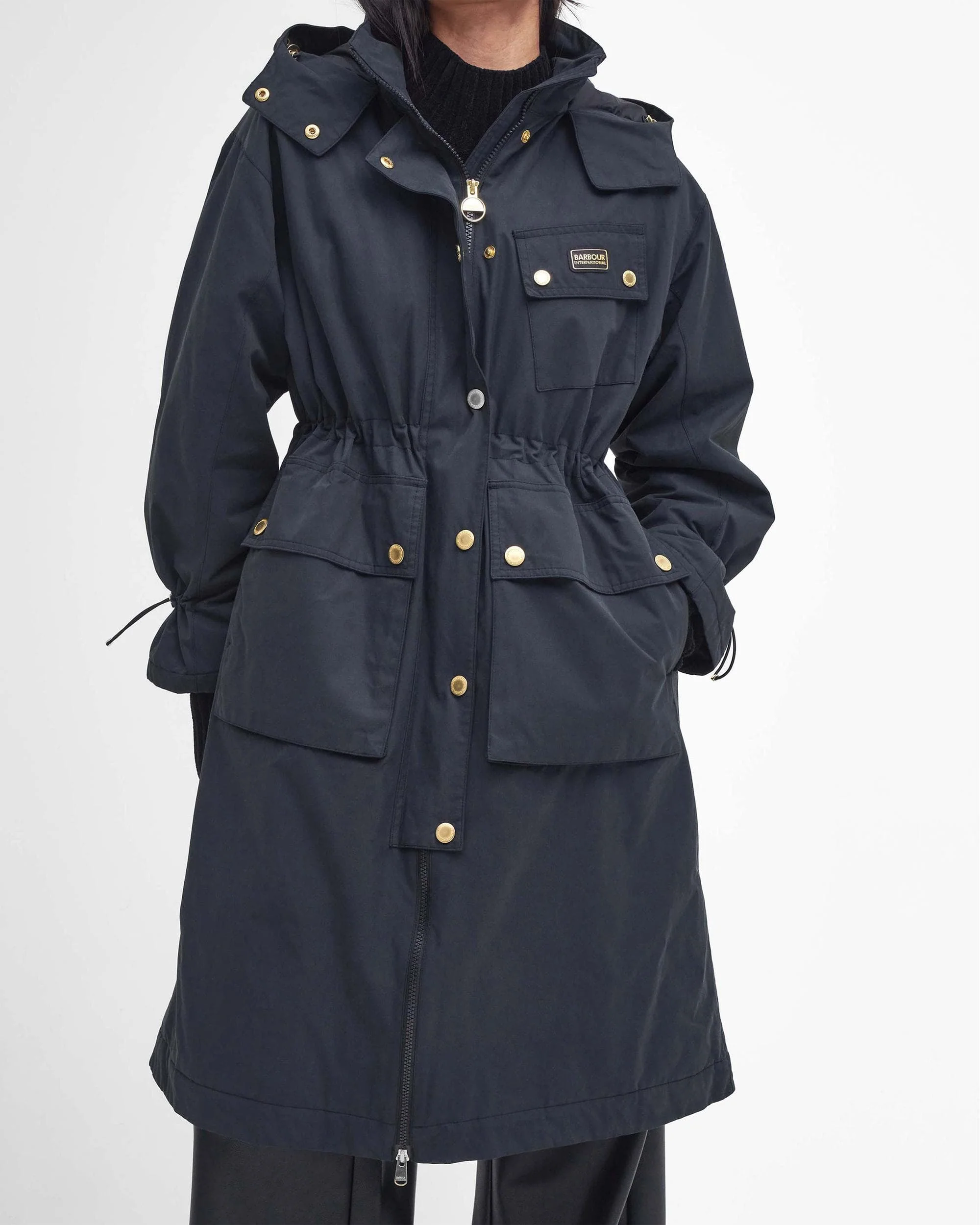 Barbour International Roberta Womens Long Showerproof - Image 4