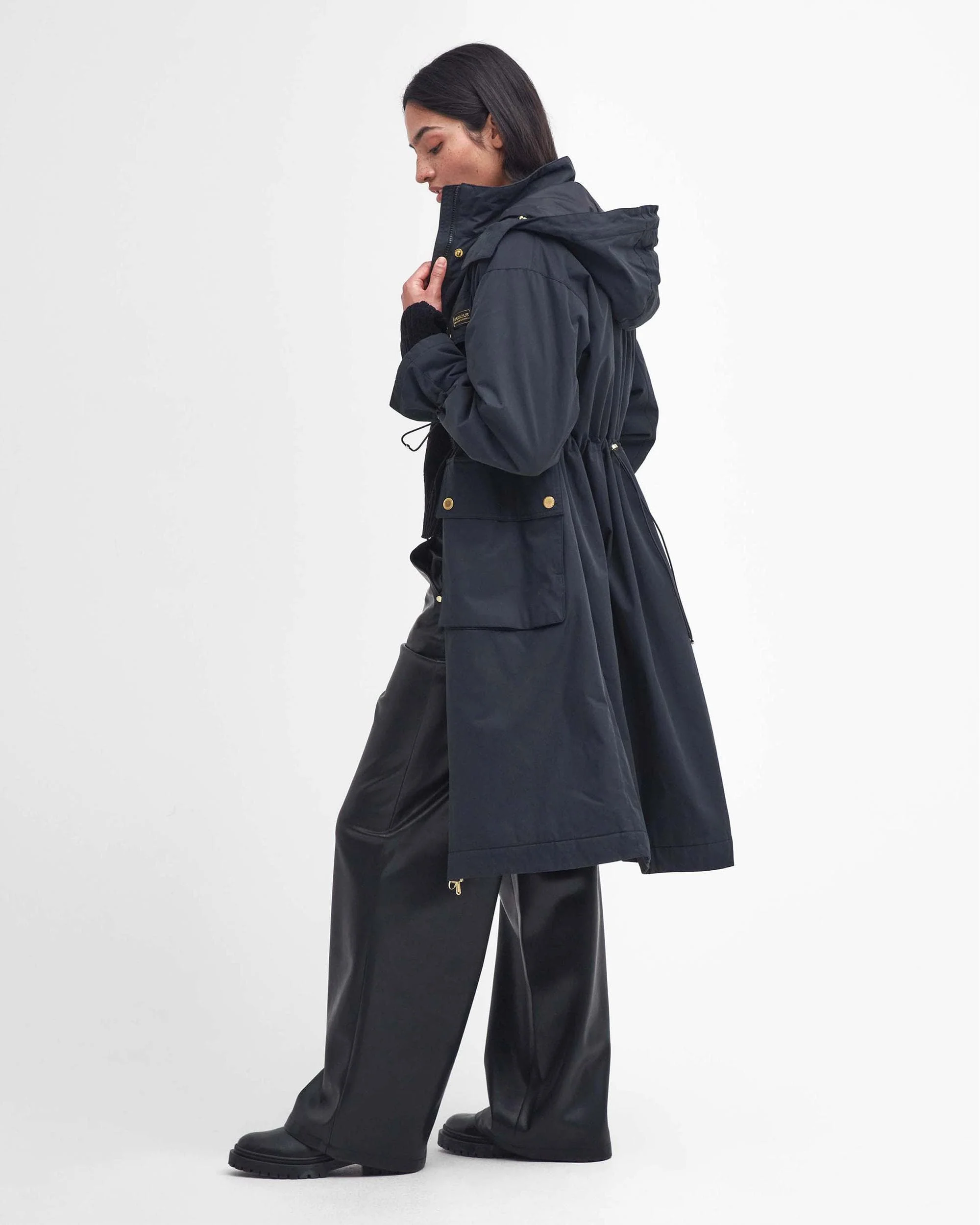 Barbour International Roberta Womens Long Showerproof - Image 5