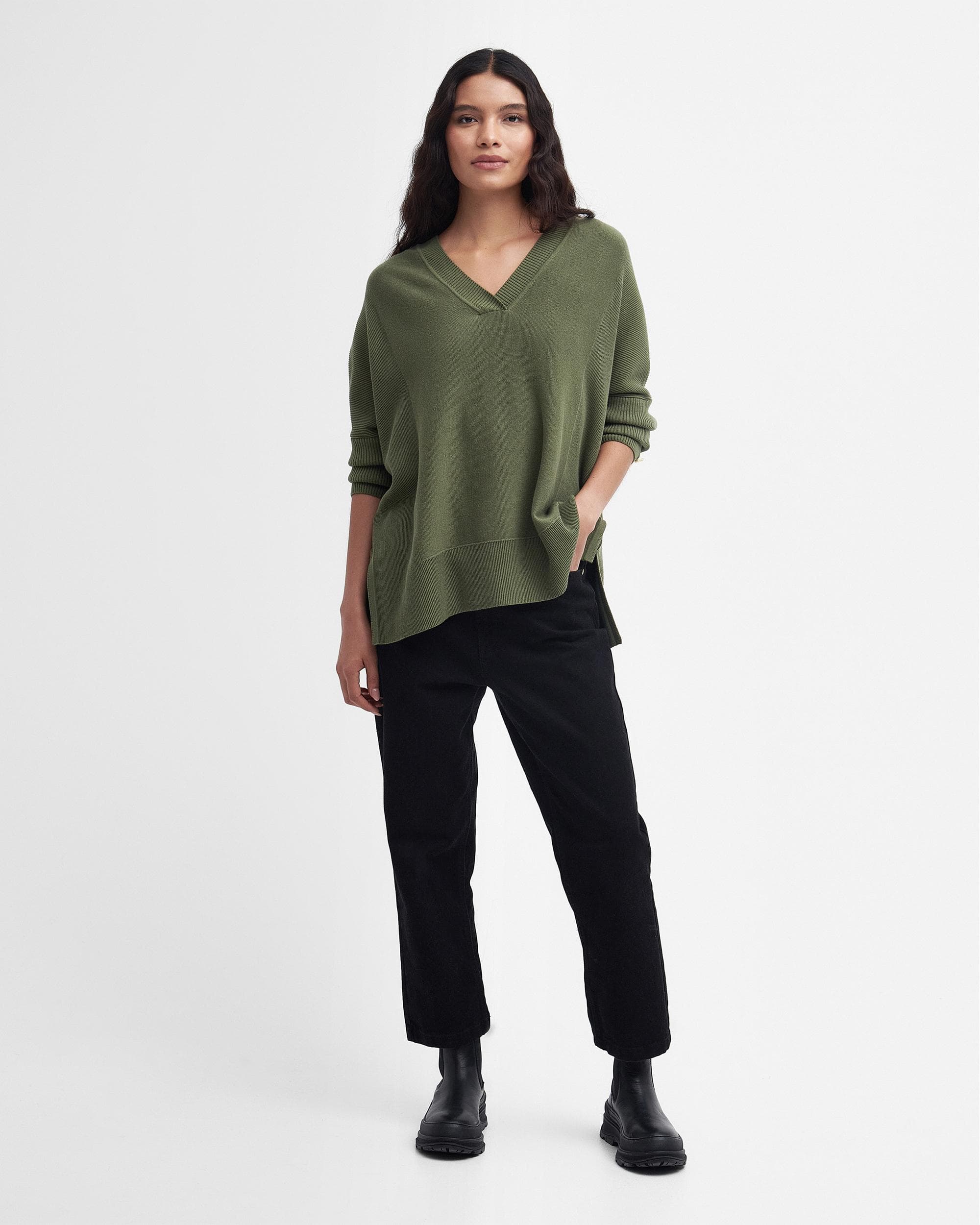 Barbour International Rouse Womens Knitted Jumper - Image 3