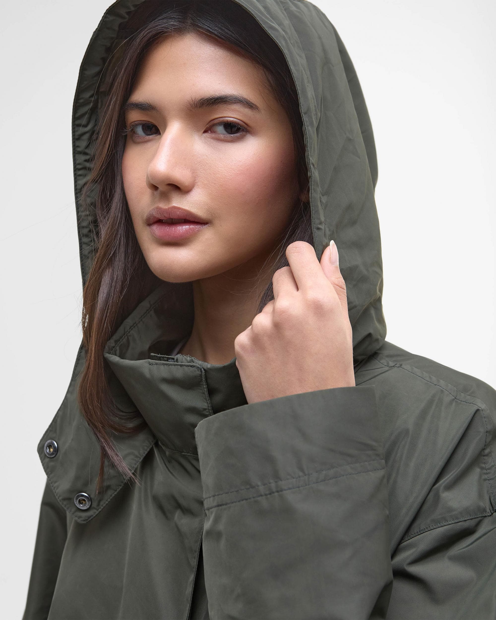 Barbour International Roxanna Womens Showerproof Jacket - Envy - Image 4