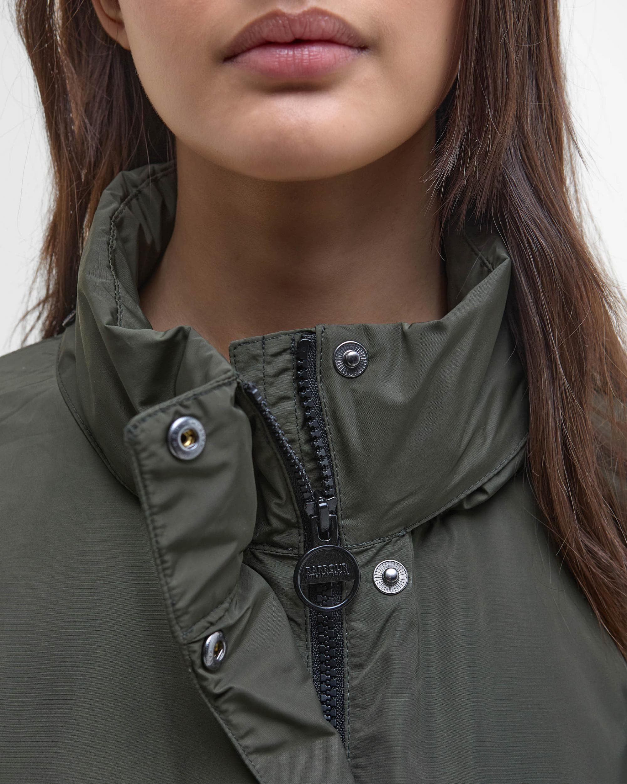 Barbour International Roxanna Womens Showerproof Jacket - Envy - Image 6
