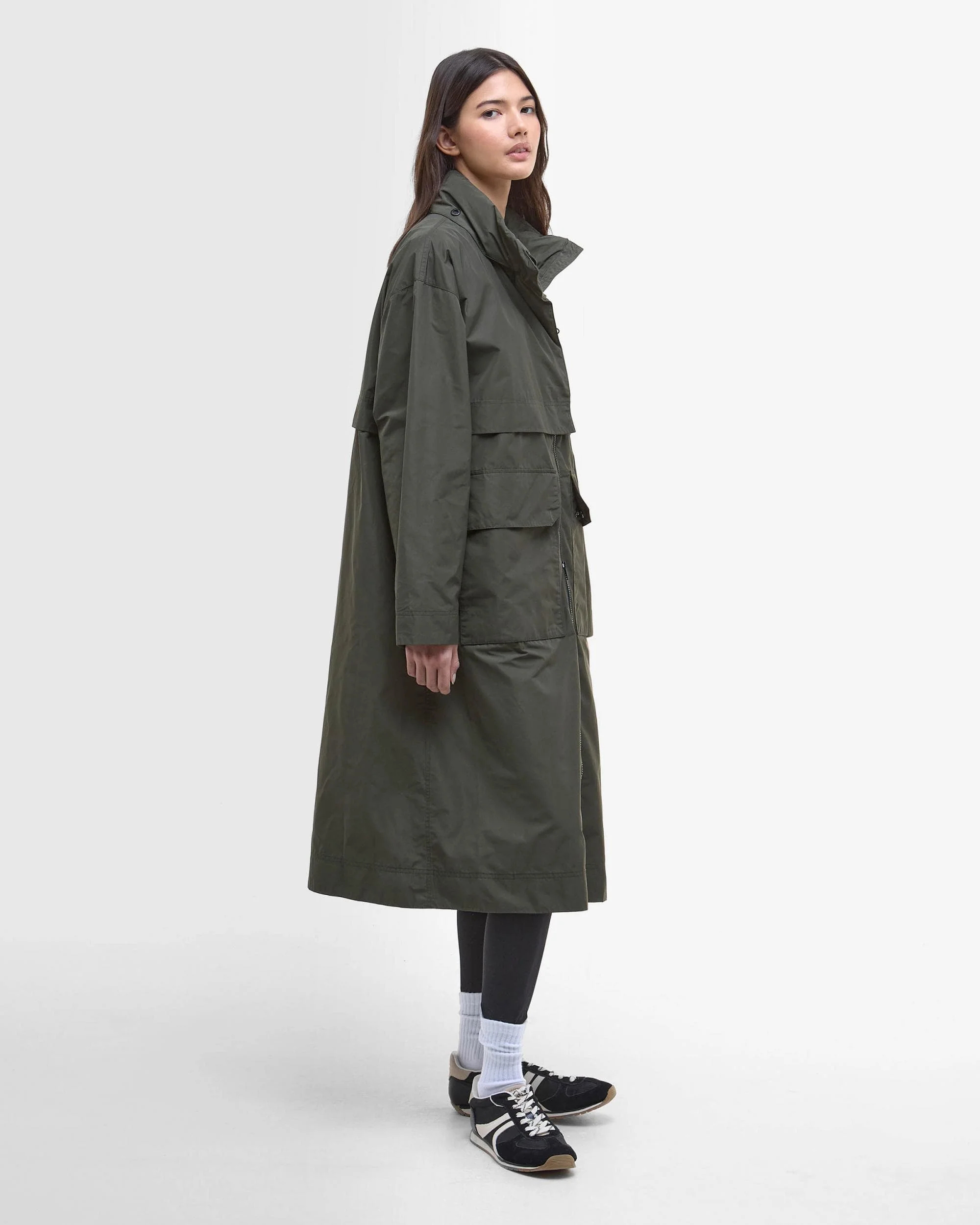 Barbour International Roxanna Womens Showerproof Jacket - Envy - Image 8