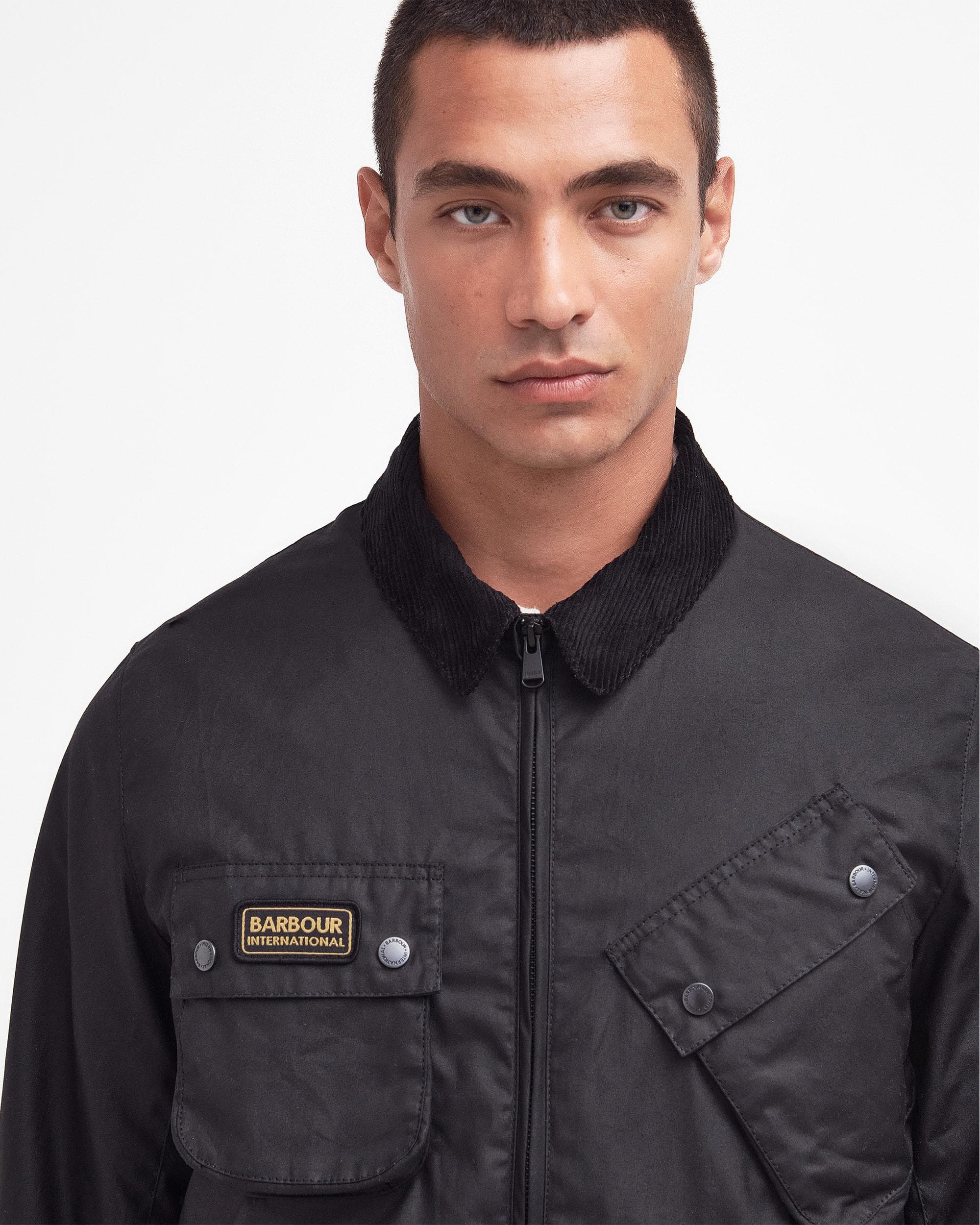 Barbour International Sefton Mens Wax Jacket - Image 2