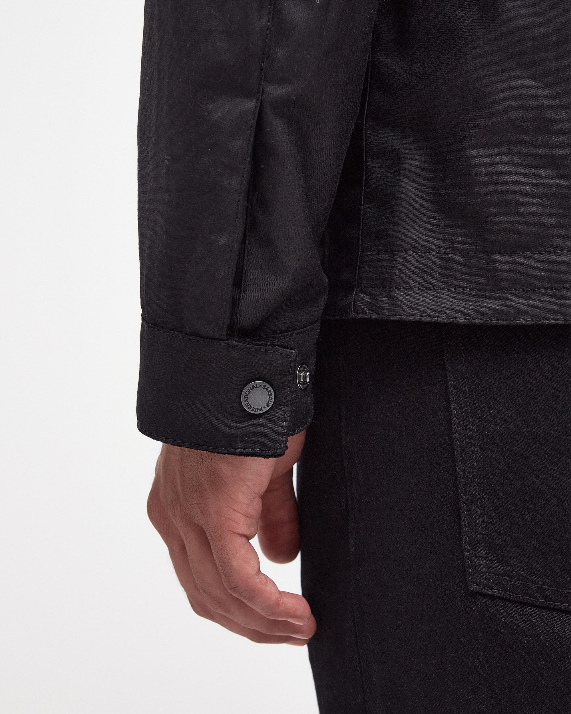 Barbour International Sefton Mens Wax Jacket - Image 6