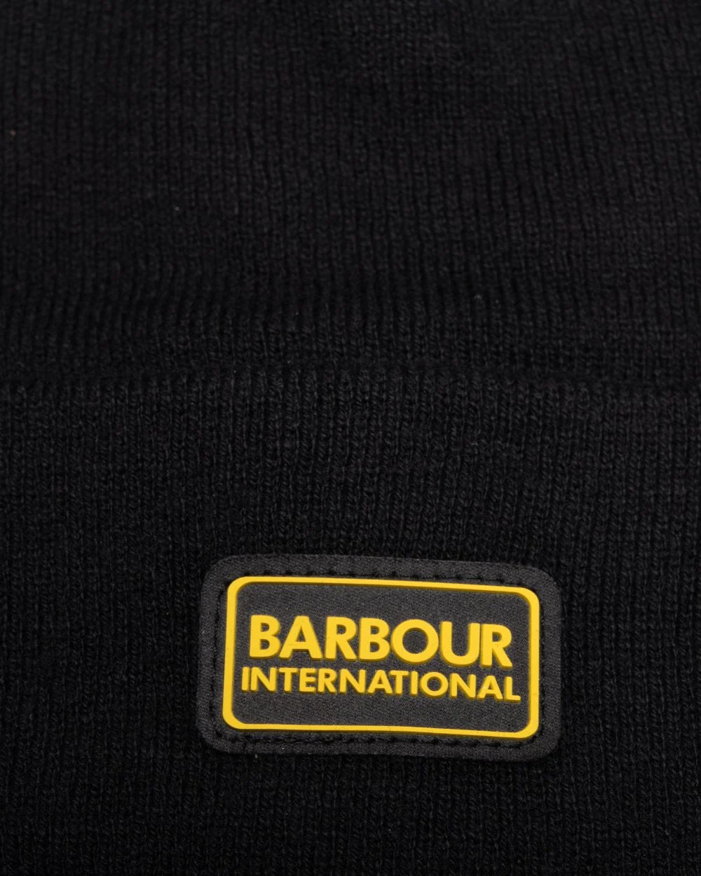 Barbour International Sensor Legacy Mens Beanie - Black - Image 2