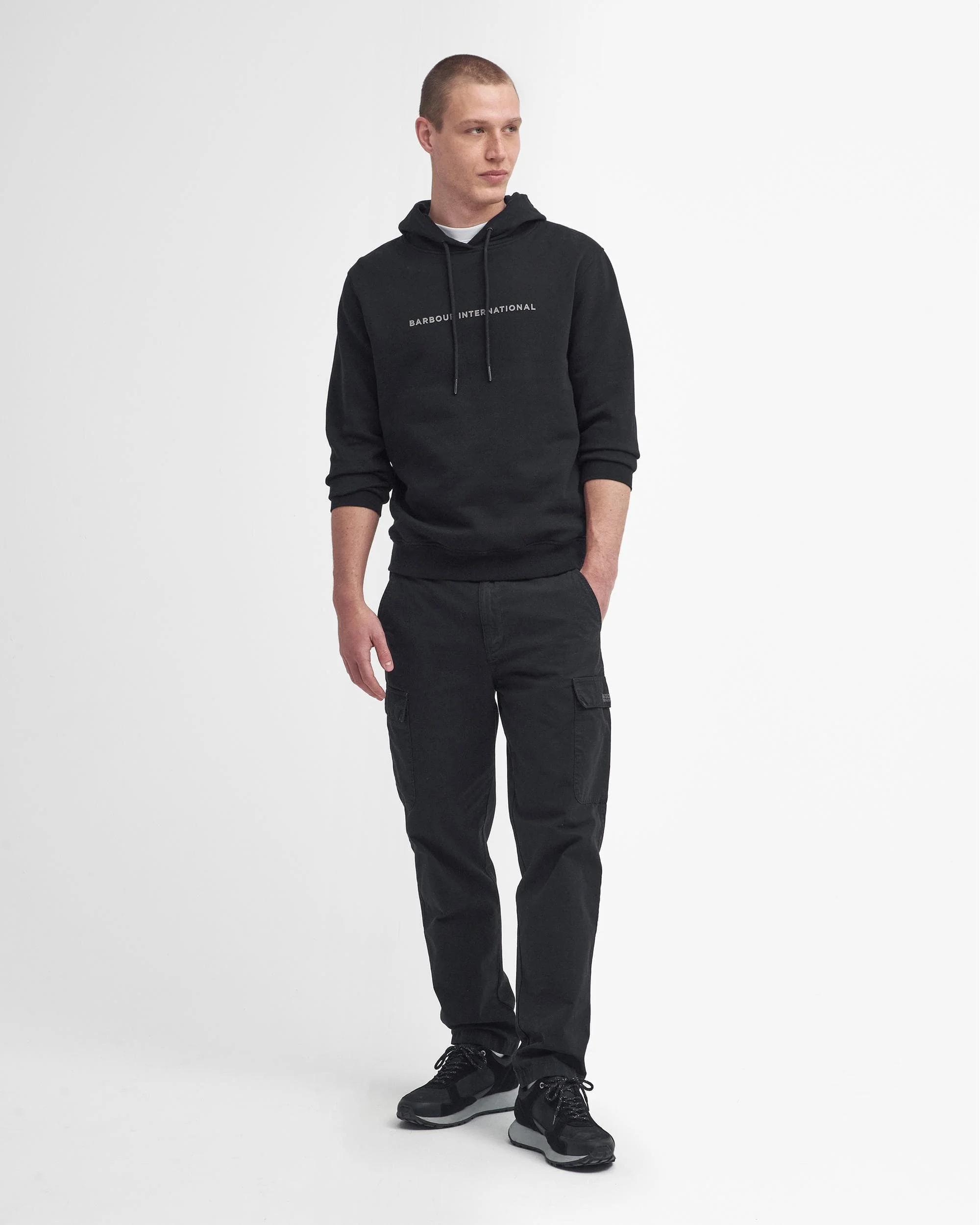 Barbour International Shadow Mens Hoodie - Image 3