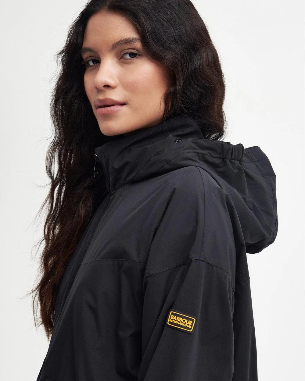 Barbour International Shawbury Womens Long Showerproof - Image 2