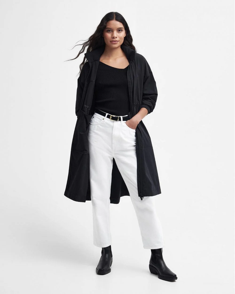 Barbour International Shawbury Womens Long Showerproof - Image 4