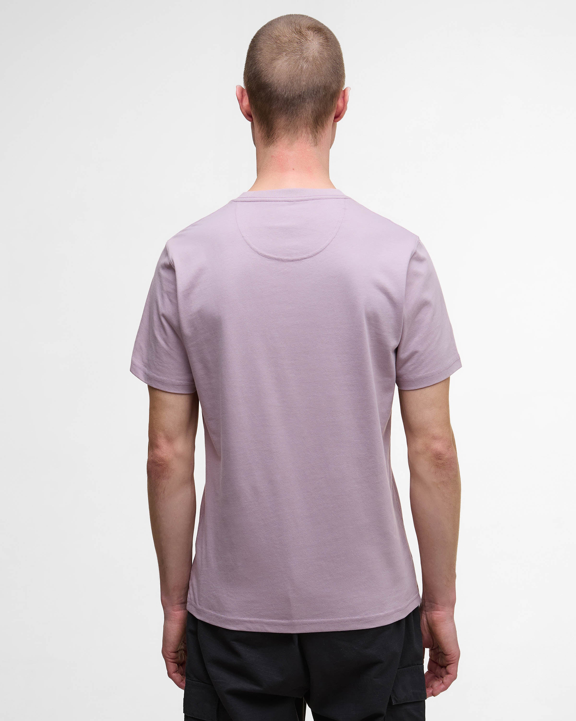 Barbour International Small Logo Mens T-Shirt - Elderberry - Image 6
