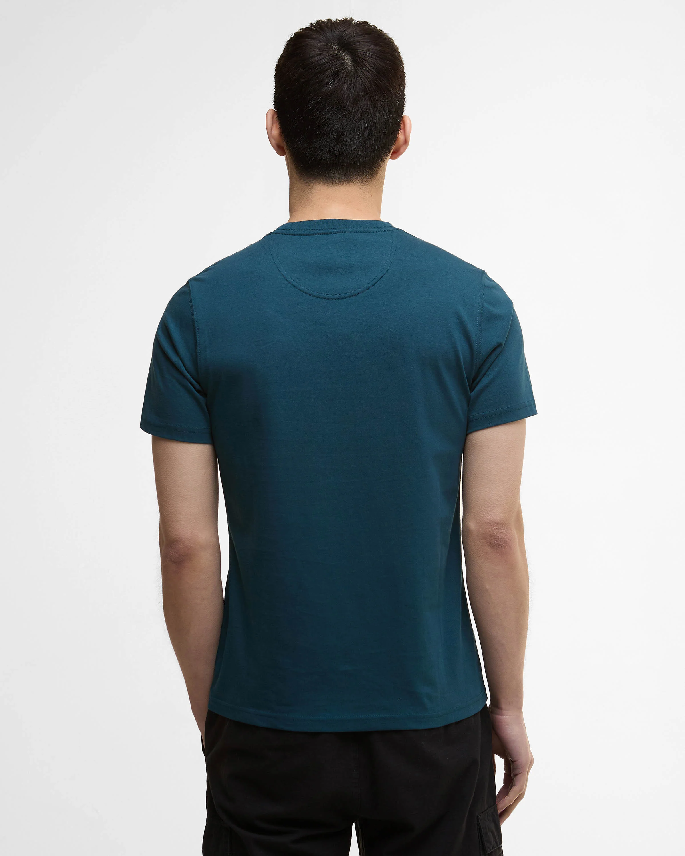Barbour International Small Logo Mens T-Shirt - Shaded Emerald - Image 6
