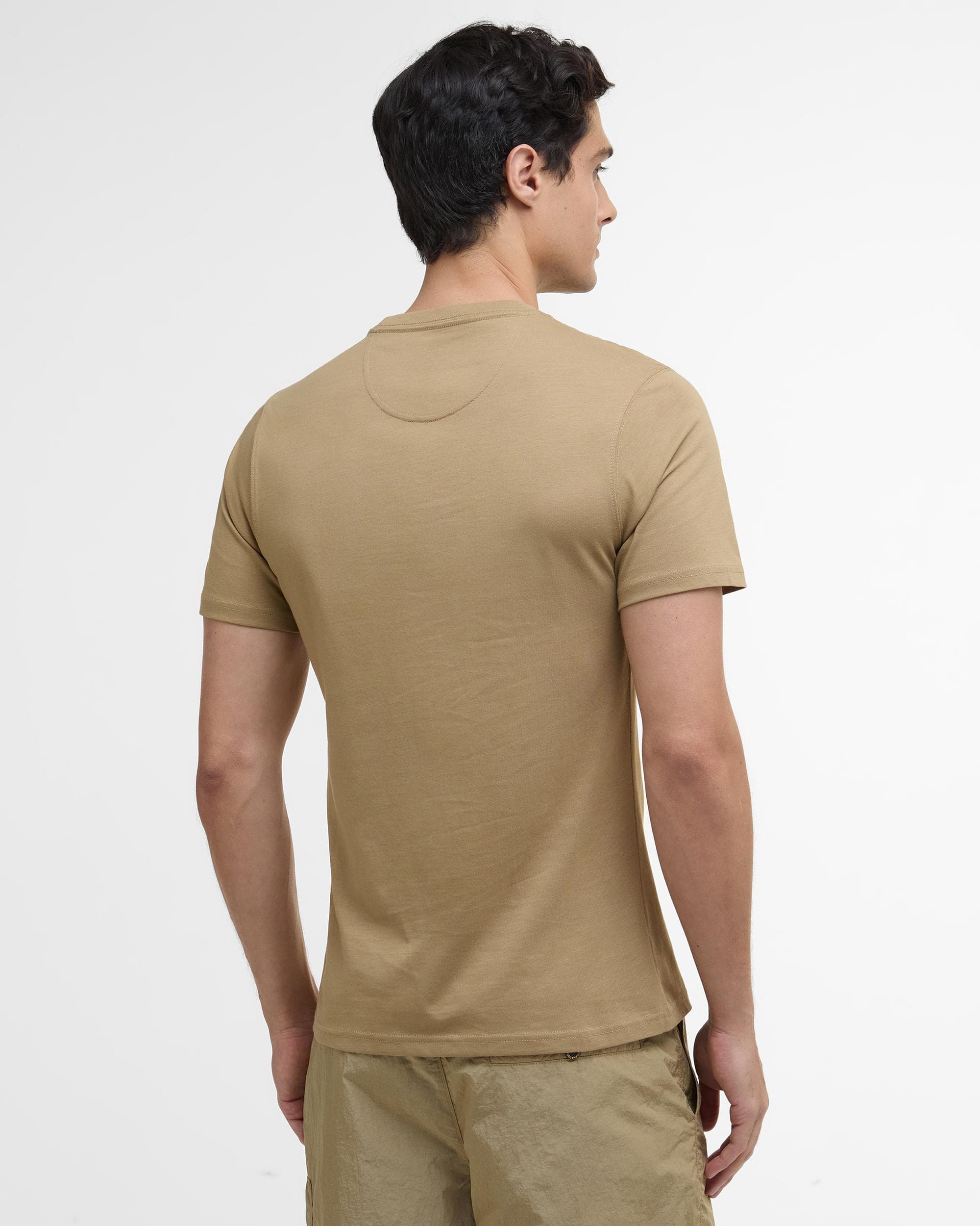 Barbour International Small Logo Mens T-Shirt - Trench - Image 4