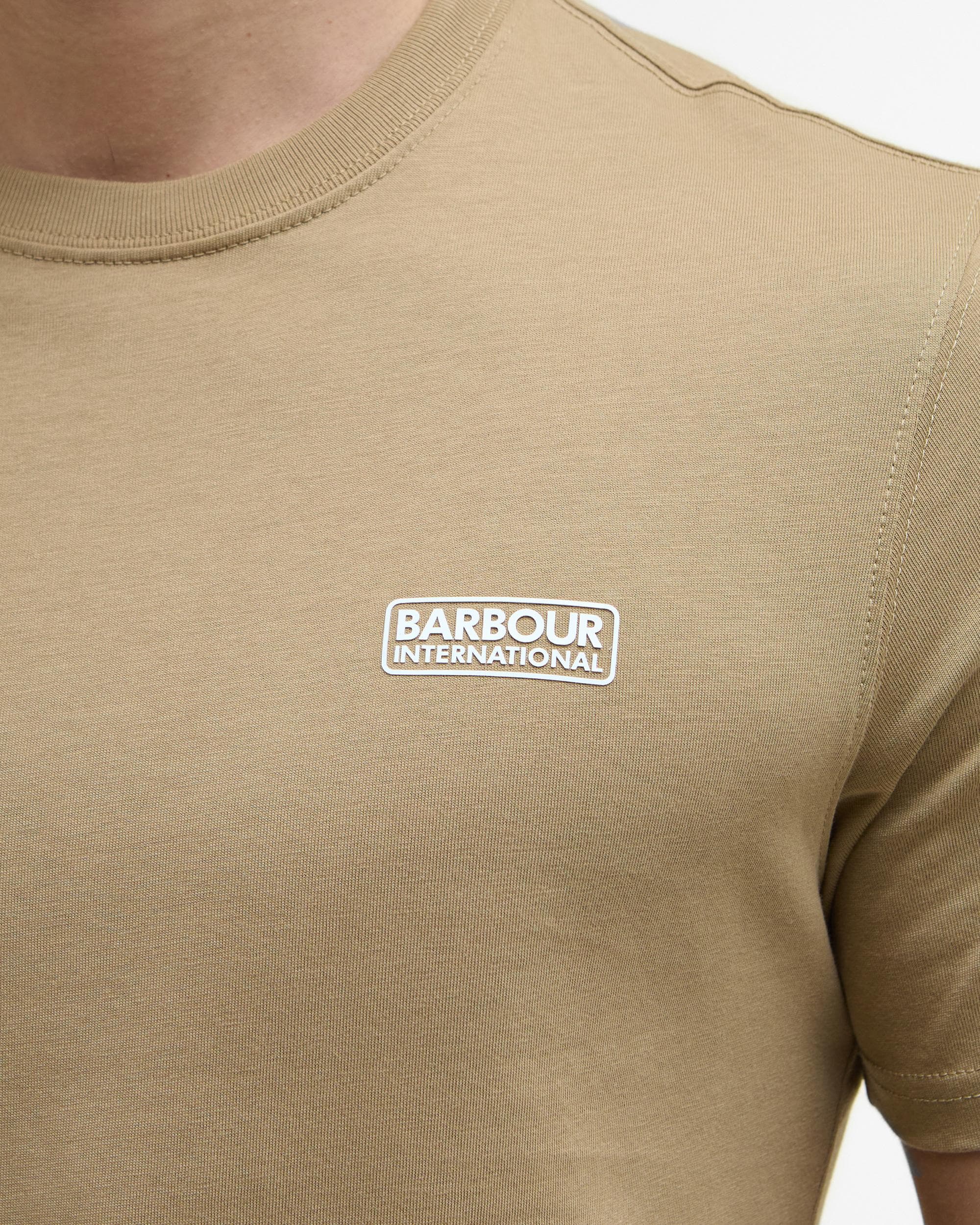 Barbour International Small Logo Mens T-Shirt - Trench - Image 5