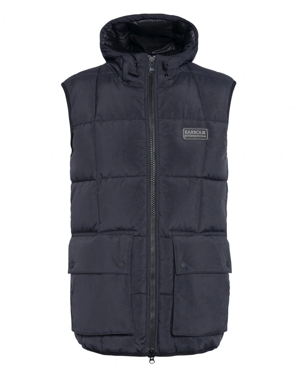 Barbour International Steilston Mens Hooded Gilet - Image 2