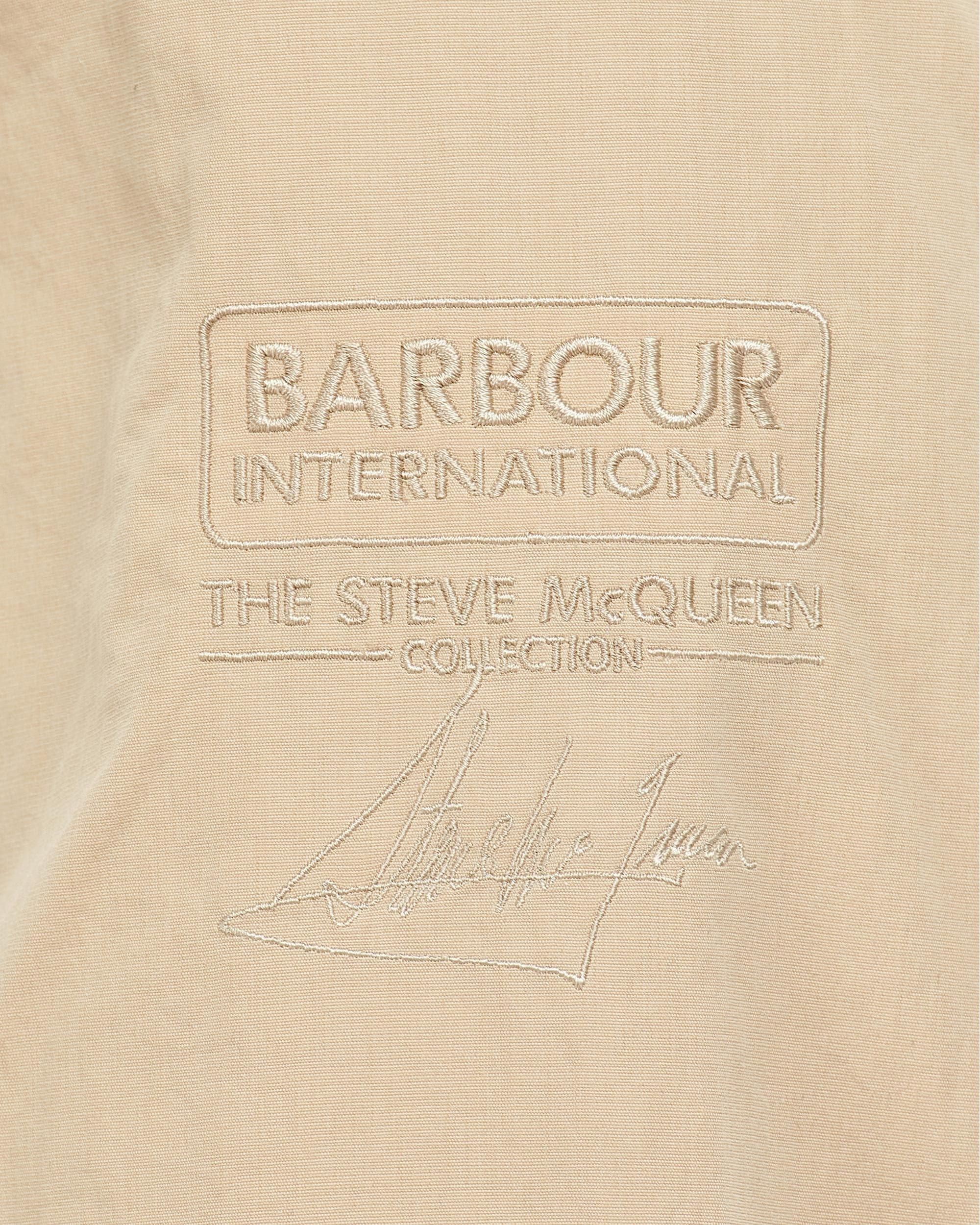 Barbour International Steve McQueen Rectifier Harrington Casual Mens Jacket - Military Brown - Image 6