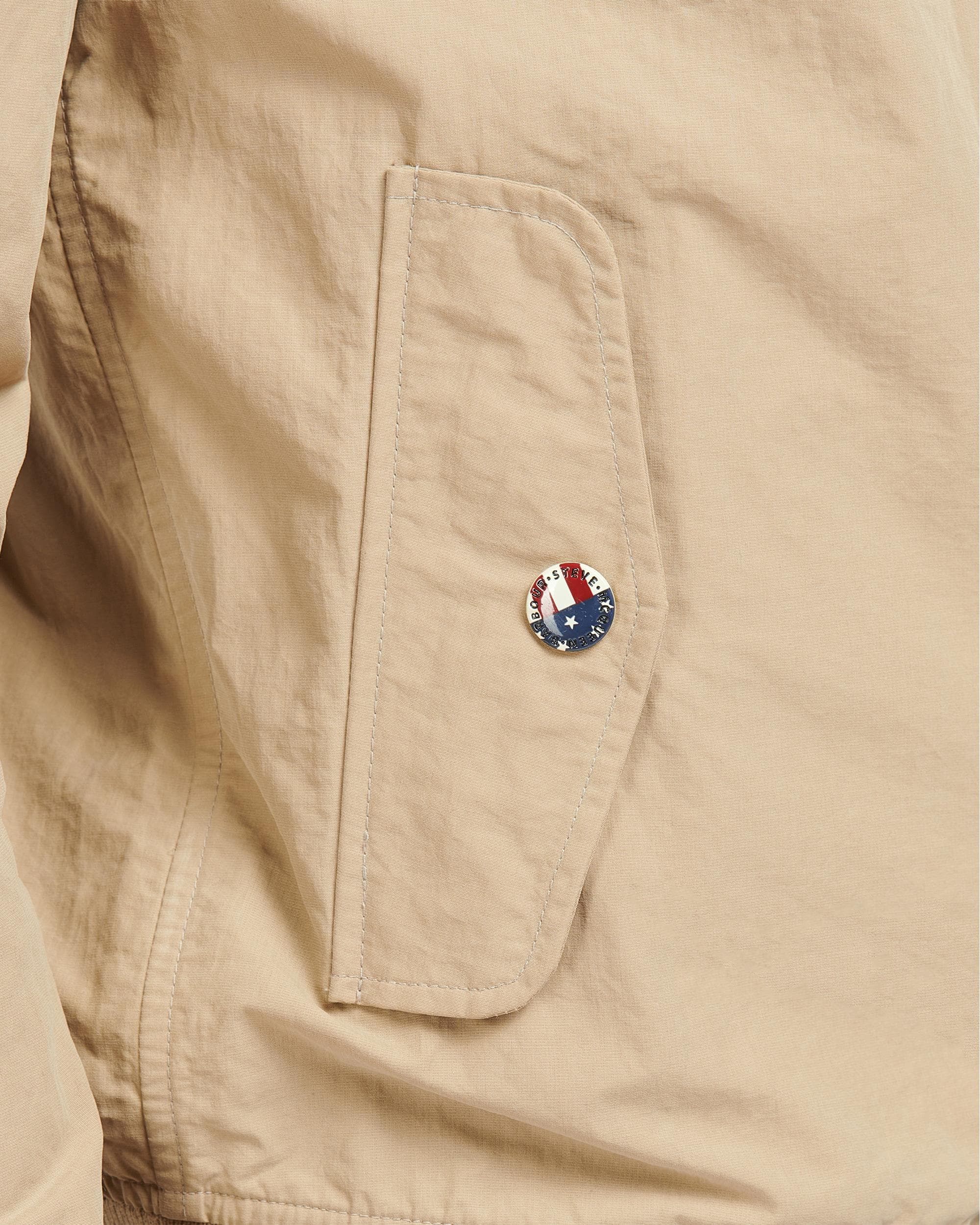 Barbour International Steve McQueen Rectifier Harrington Casual Mens Jacket - Military Brown - Image 7
