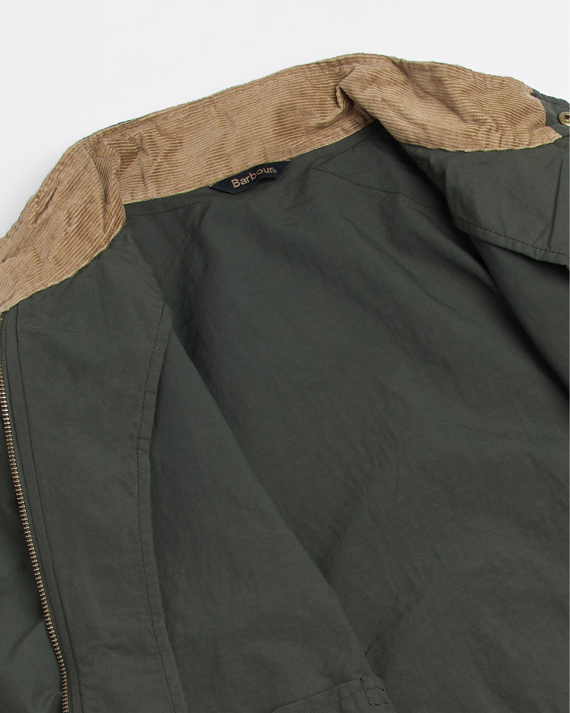 Barbour International Steve McQueen Rectifier Harrington Casual Mens Jacket - Sage - Image 6