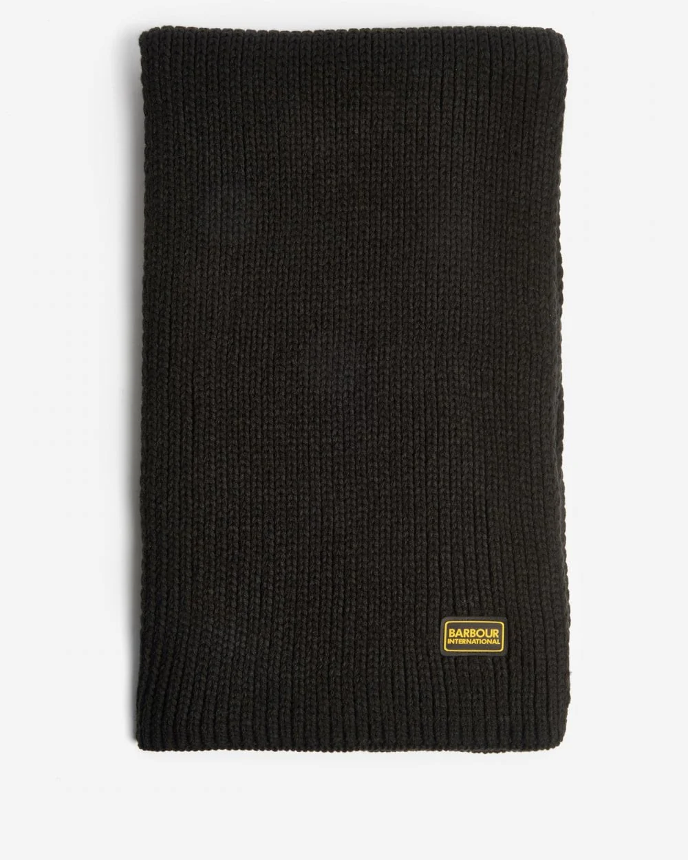 Barbour International Sweeper Legacy Mens Beanie & Scarf Gift Set - Black - Image 4