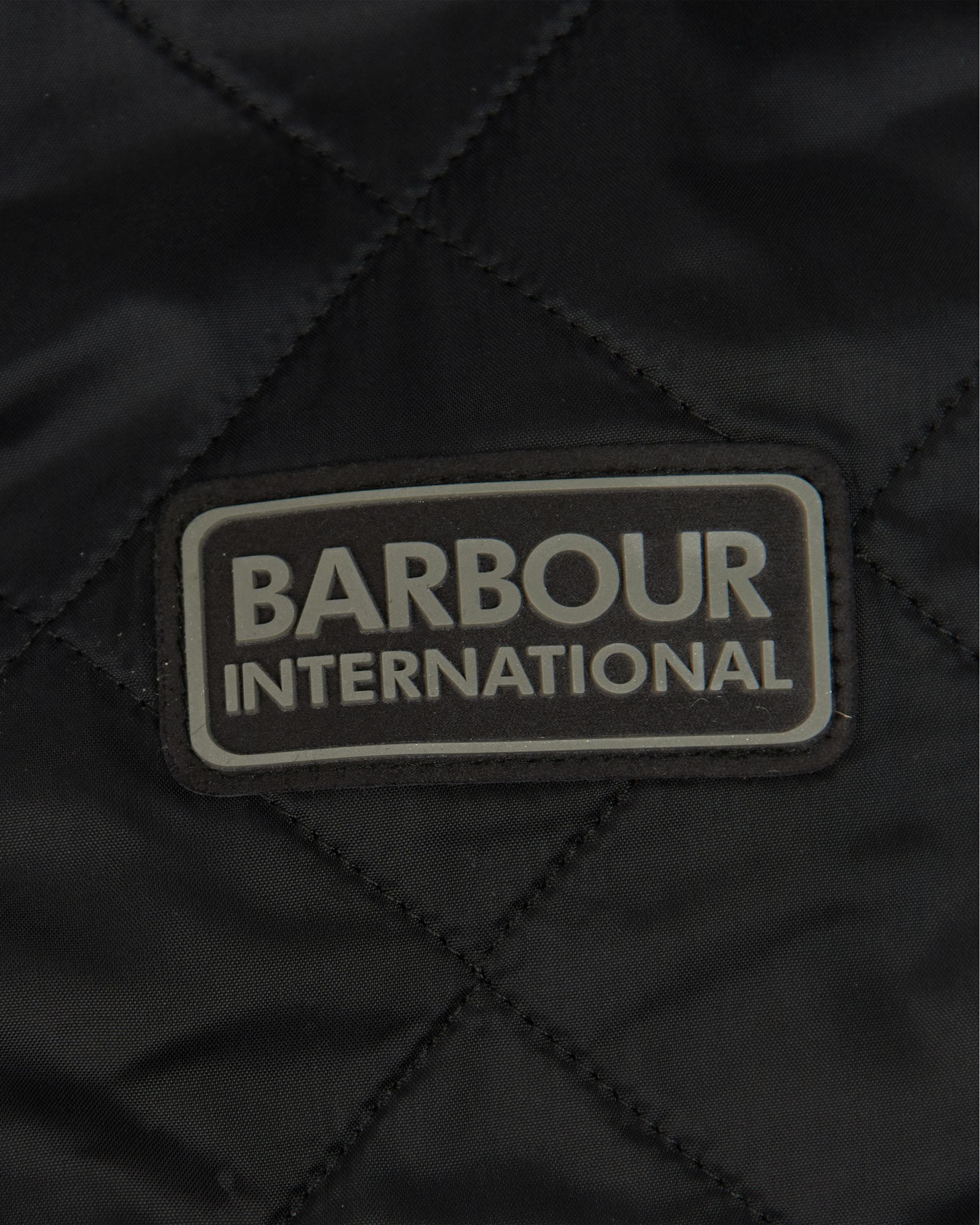 Barbour International Tourer Ariel Mens Polarquilt Jacket - Black - Image 5