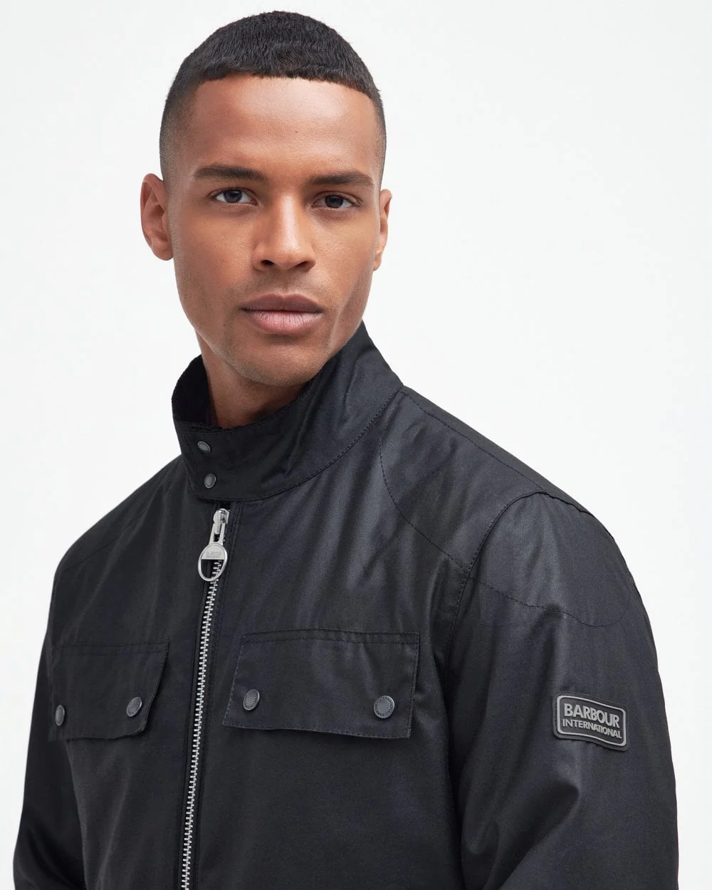 Barbour International Trophy Mens Wax Jacket - Image 6