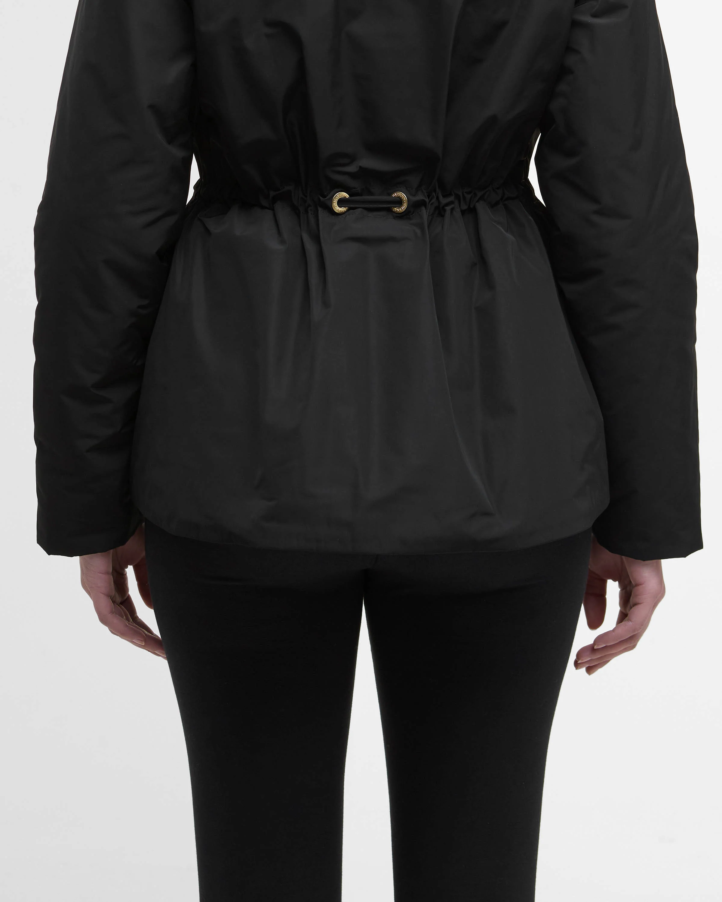 Barbour International Winter Piper Womens Showerproof Jacket - Black - Image 2