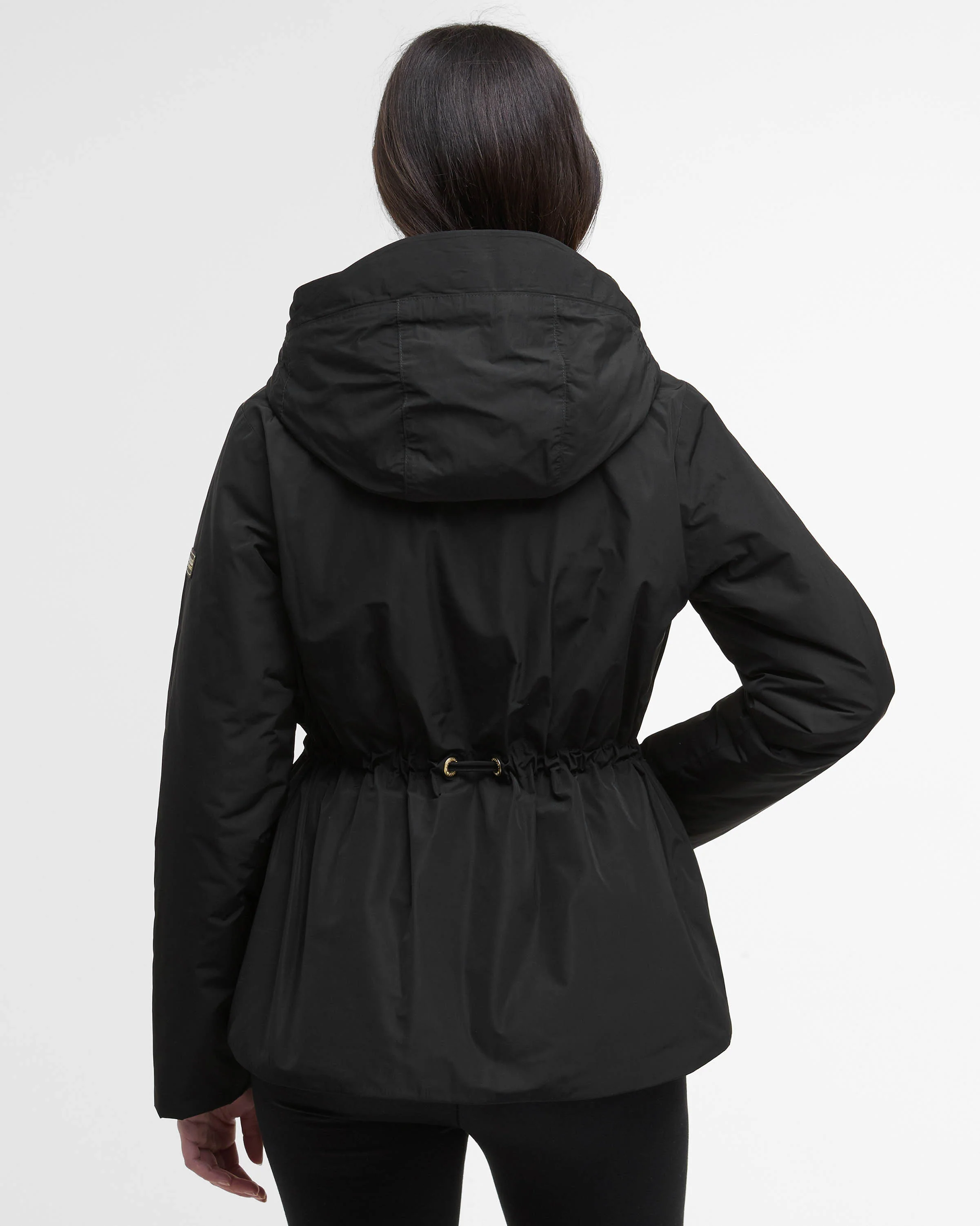 Barbour International Winter Piper Womens Showerproof Jacket - Black - Image 7
