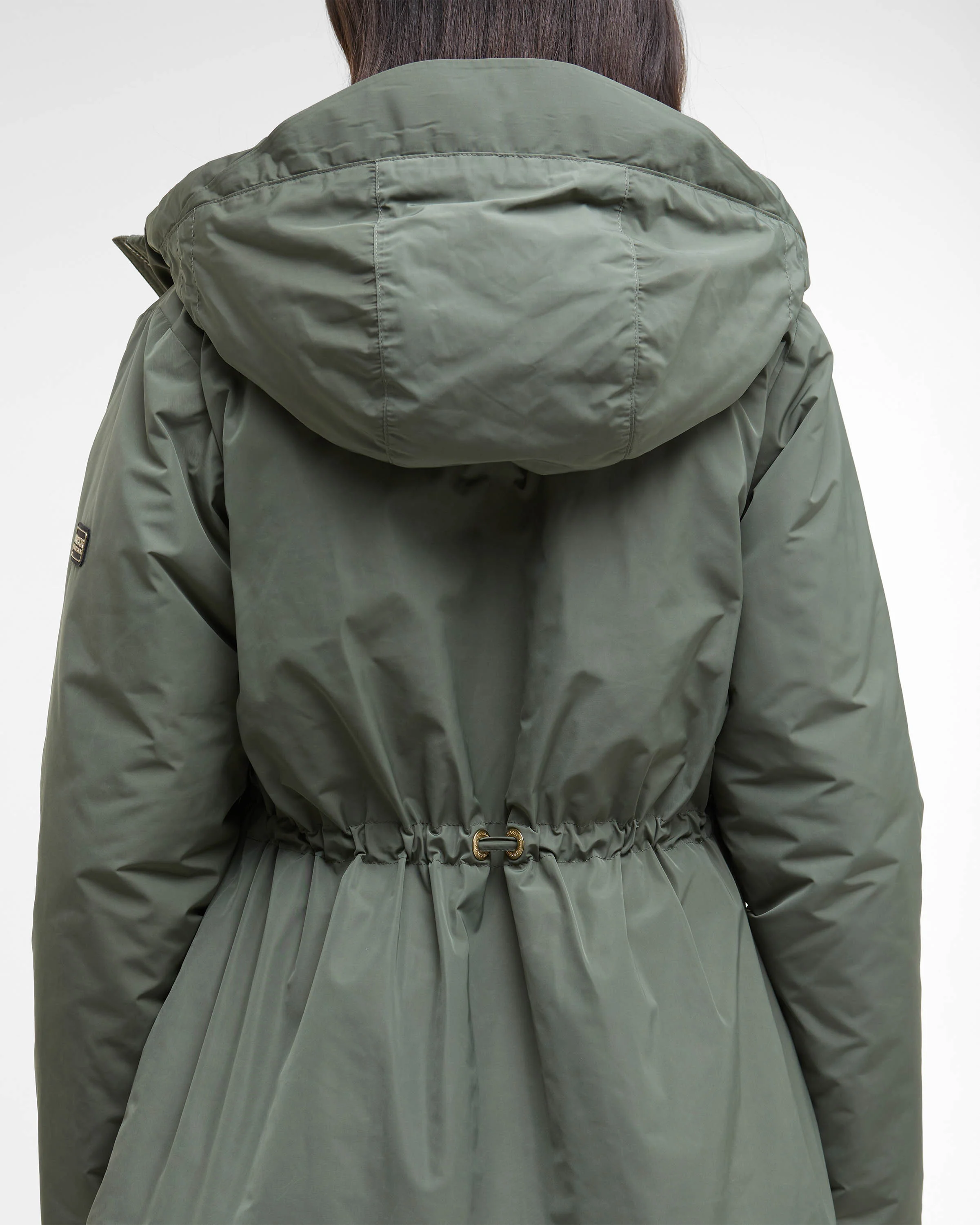 Barbour International Winter Piper Womens Showerproof Jacket - Dusky Khaki - Image 2