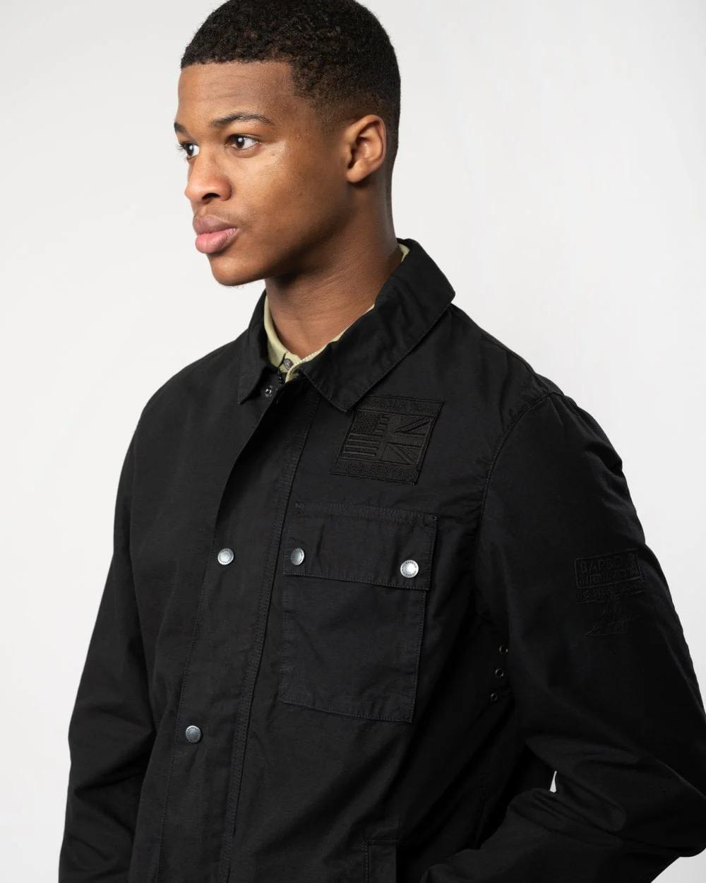 Barbour International Workers Mens Casual Jacket - Image 2