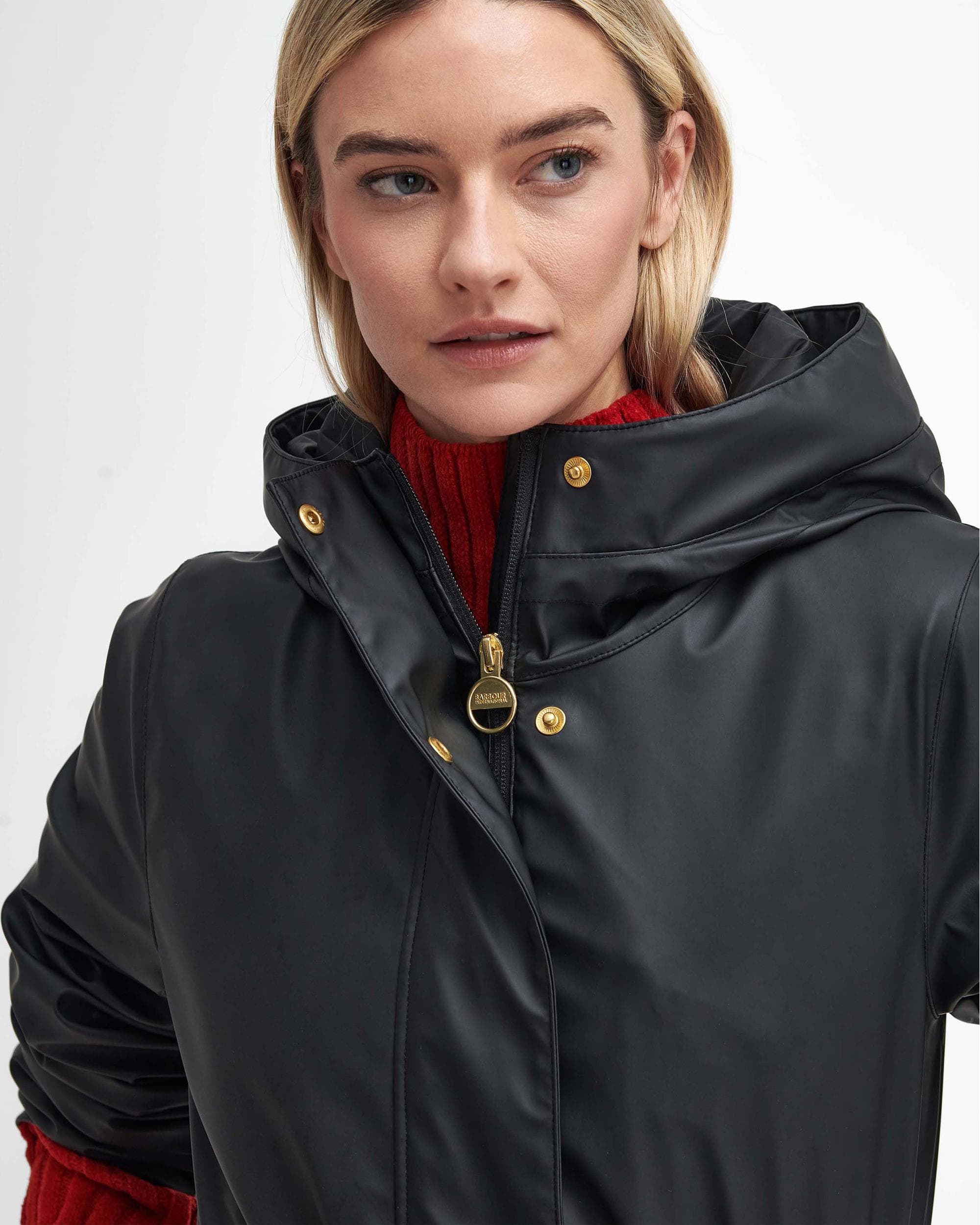 Barbour International Wyatt Womens Long Showerproof - Image 3