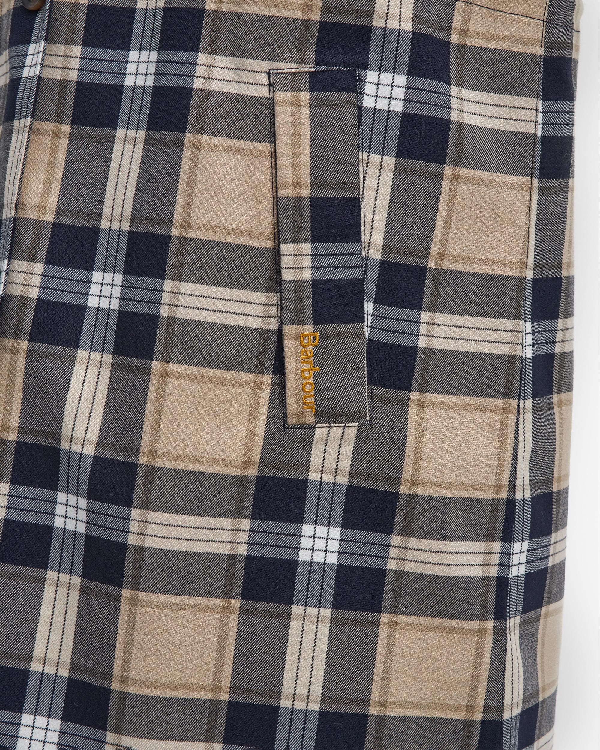 Barbour Iris Womens Long Tartan Waterproof Jacket - Image 7