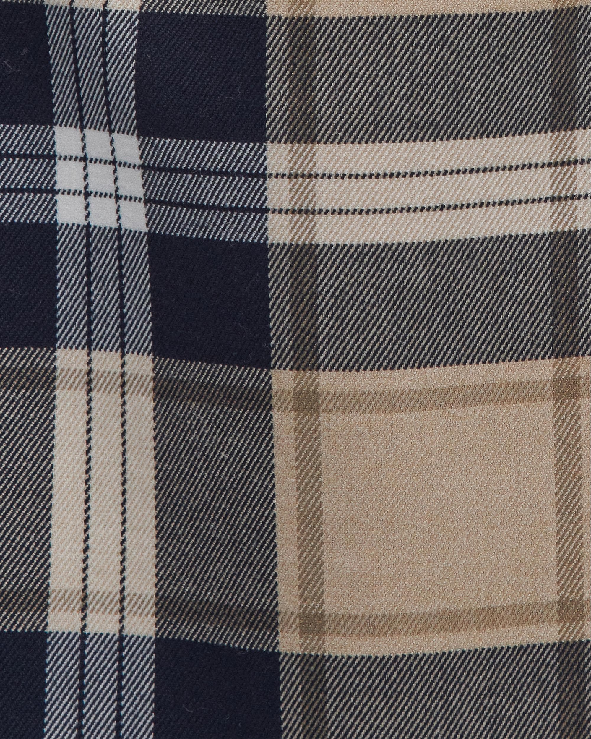Barbour Iris Womens Long Tartan Waterproof Jacket - Image 8