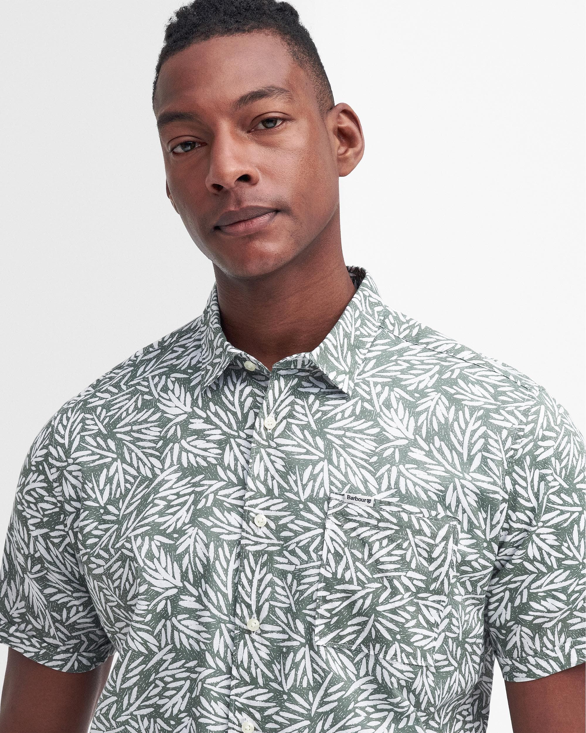 Barbour Jackstone Mens Regular Printed Summer Shirt - Image 2