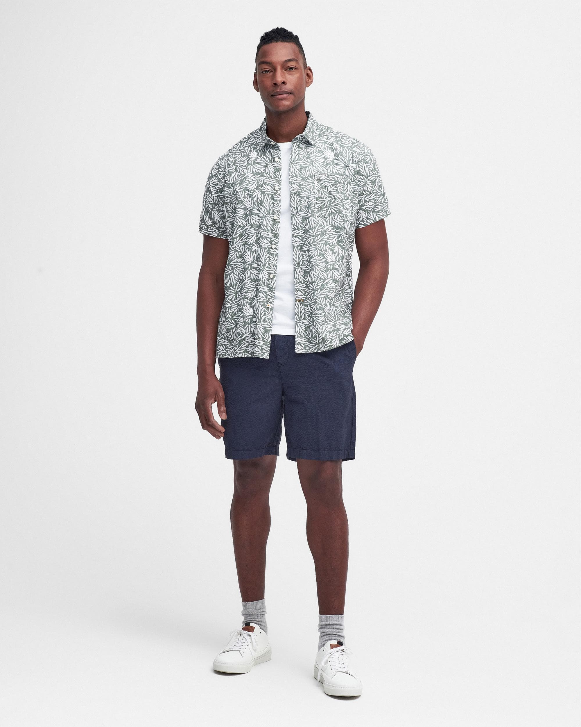 Barbour Jackstone Mens Regular Printed Summer Shirt - Image 3