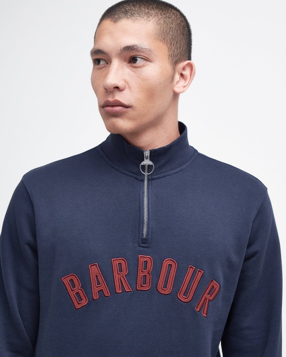 Barbour John Mens Half-Zip Sweatshirt - Image 5