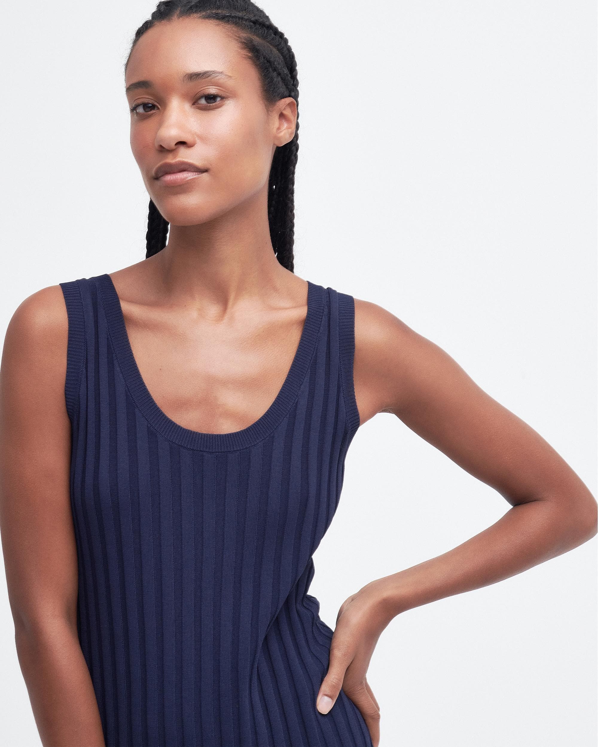 Barbour Julia Womens Knitted Jumper Vest - Image 2