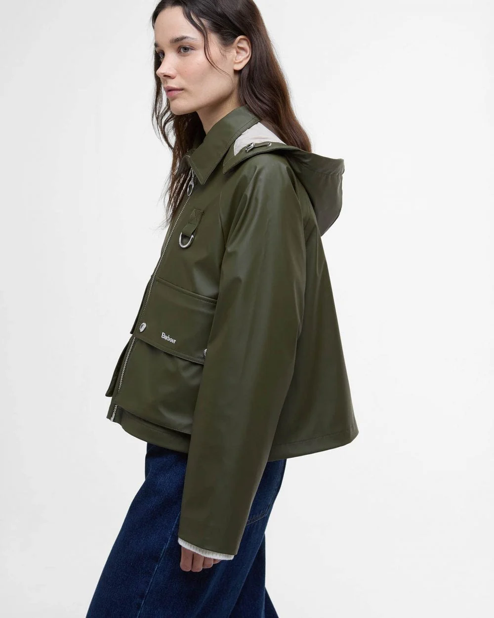 Barbour June Womens Showerproof Jacket - Image 4