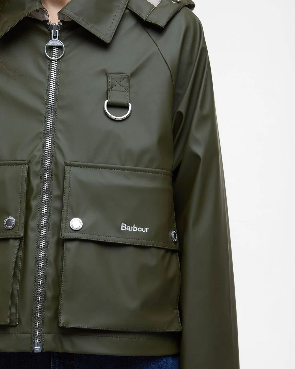 Barbour June Womens Showerproof Jacket - Image 5