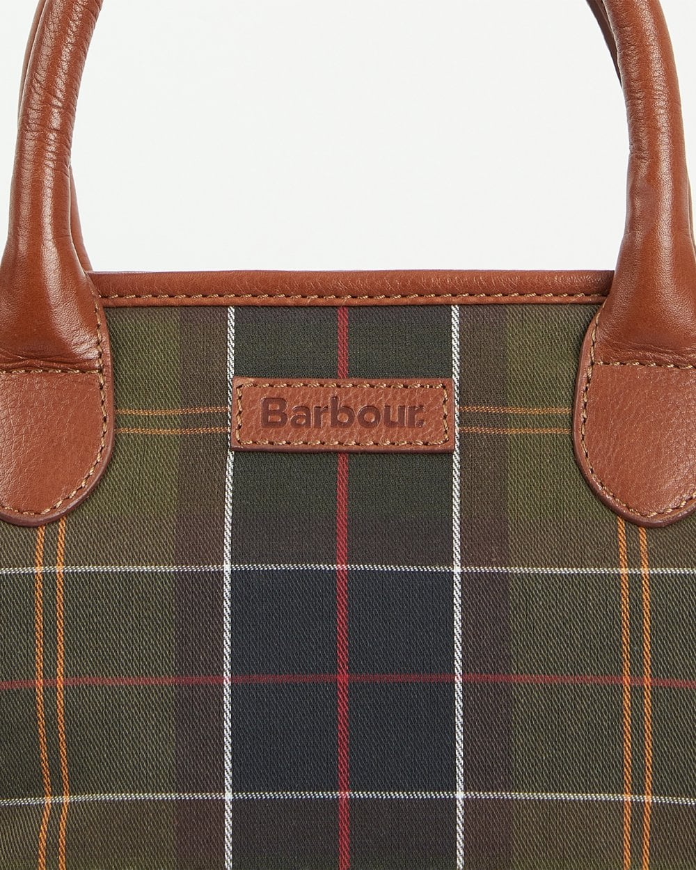 Barbour Katrine Womens Tartan Leather Tote - Image 5