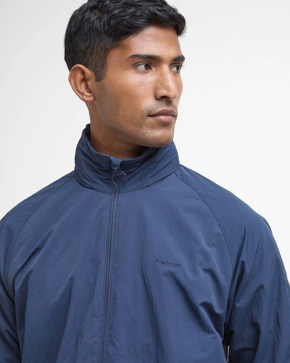 Barbour Keld Mens Showerproof Jacket - Navy - Image 3