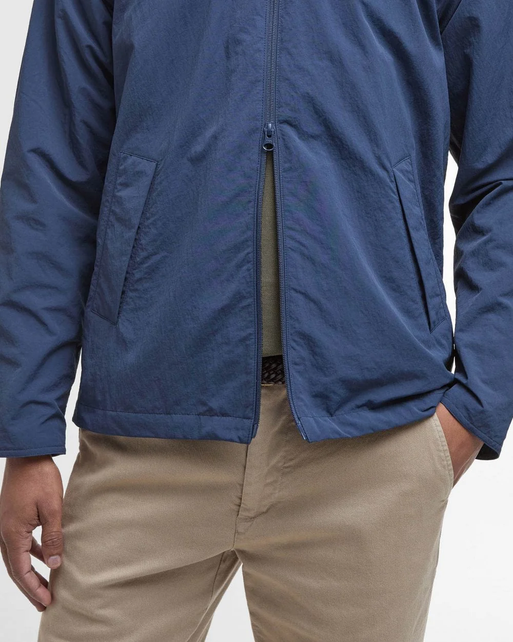Barbour Keld Mens Showerproof Jacket - Navy - Image 6