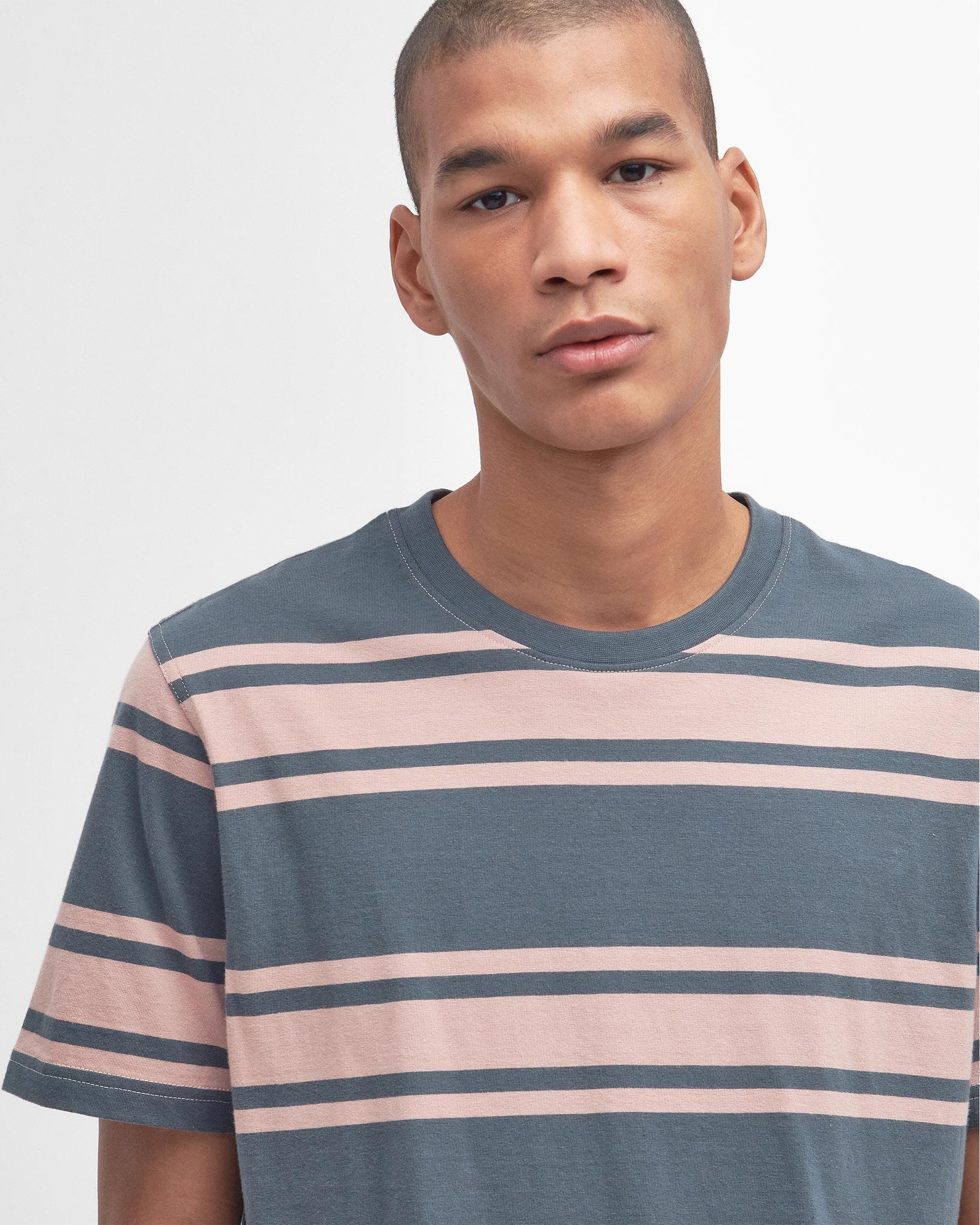 Barbour Kilton Stripe Mens Tailored T-Shirt - Image 2
