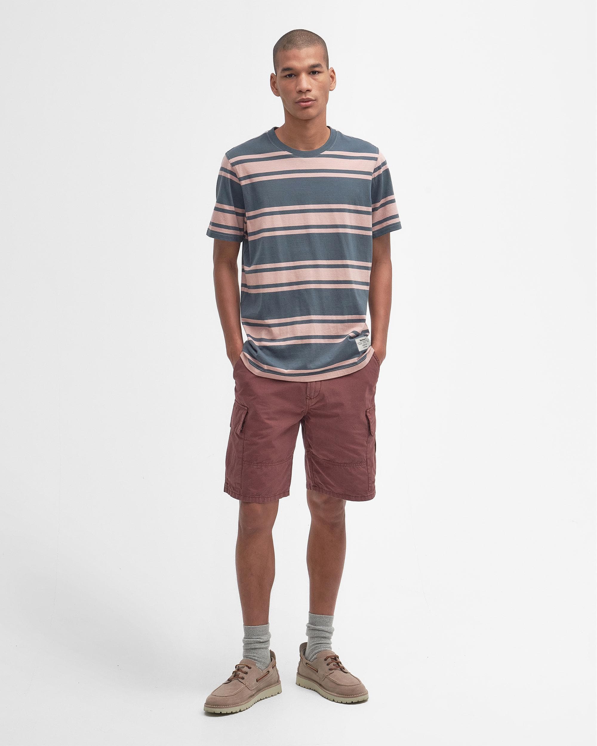 Barbour Kilton Stripe Mens Tailored T-Shirt - Image 3
