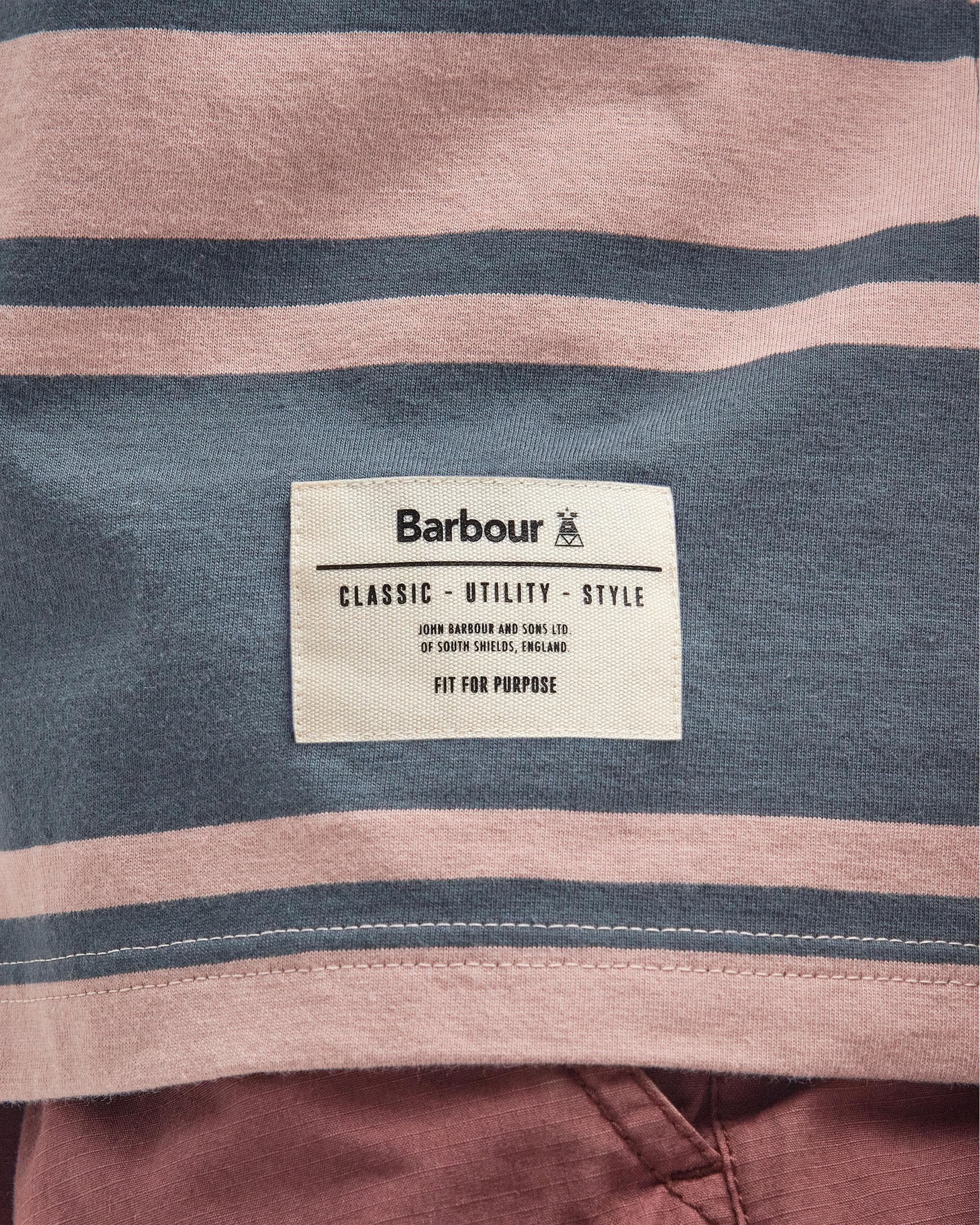 Barbour Kilton Stripe Mens Tailored T-Shirt - Image 5
